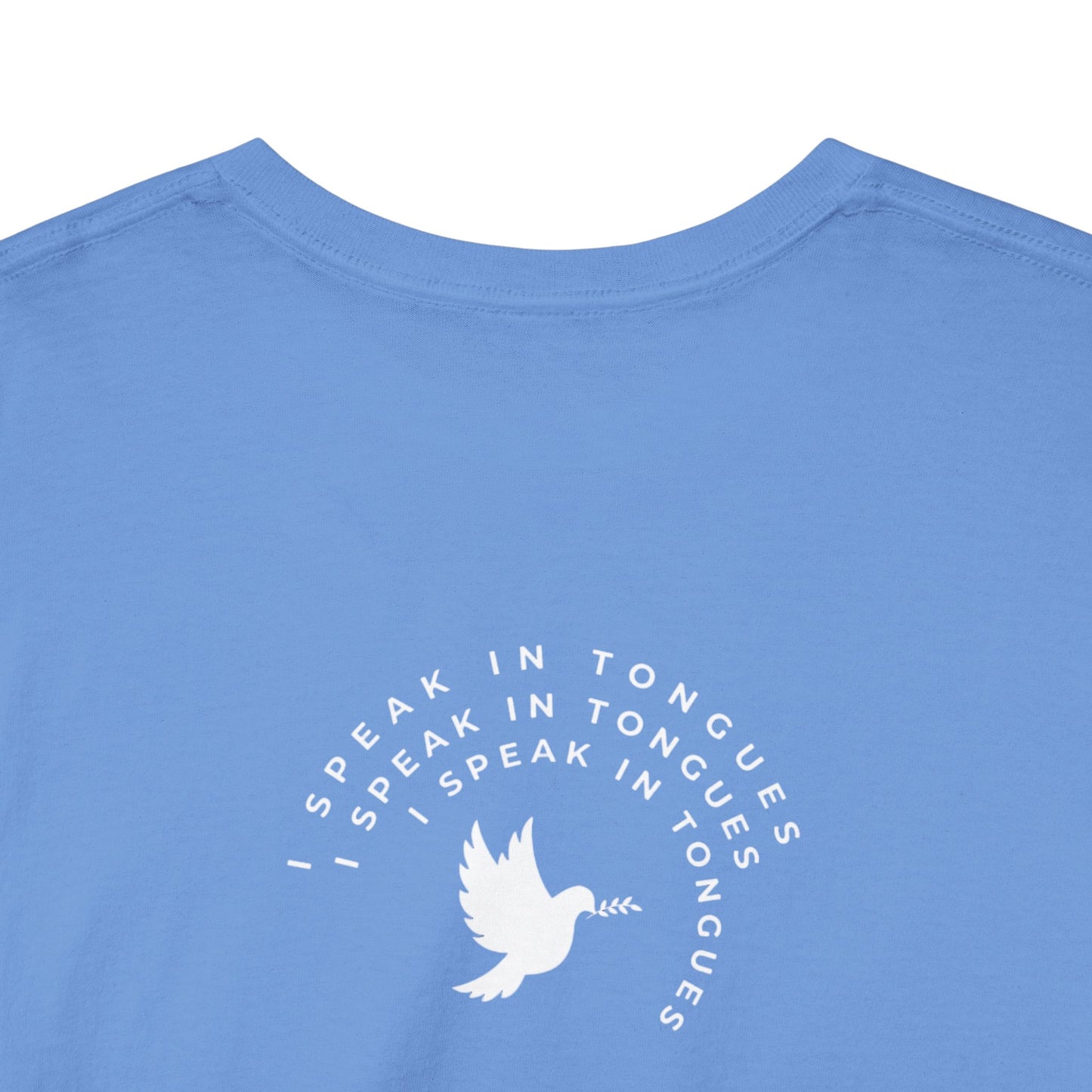 Speak In Tongues White Dove Unisex Cotton T-Shirt