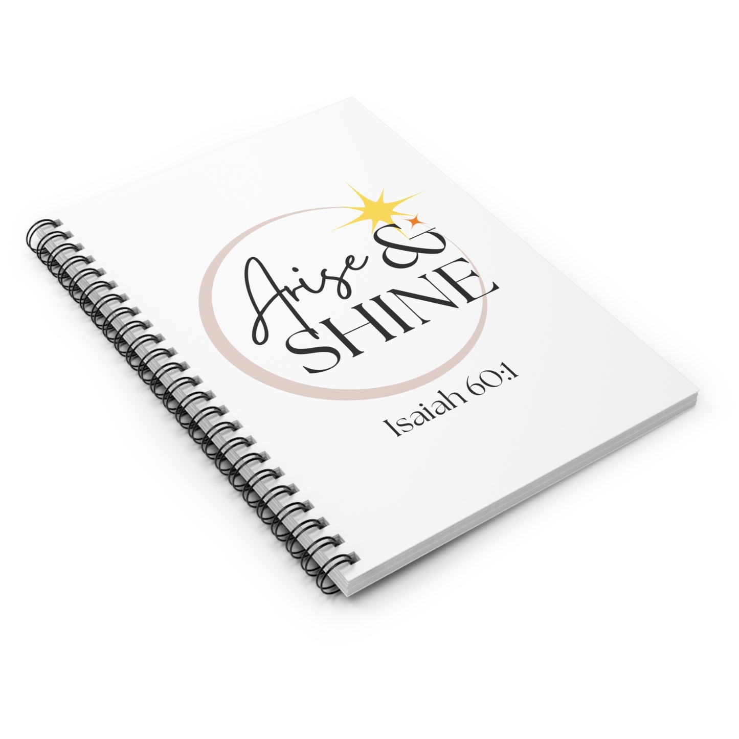 Arise & Shine Ruled Notebook