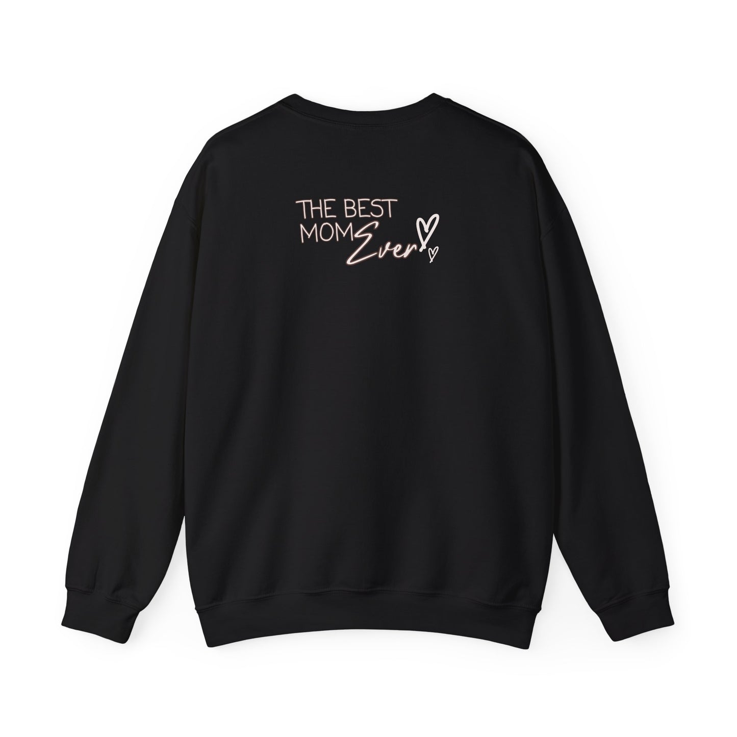 Best Mom Ever Hearts Heavy Blend™ Crewneck Sweatshirt