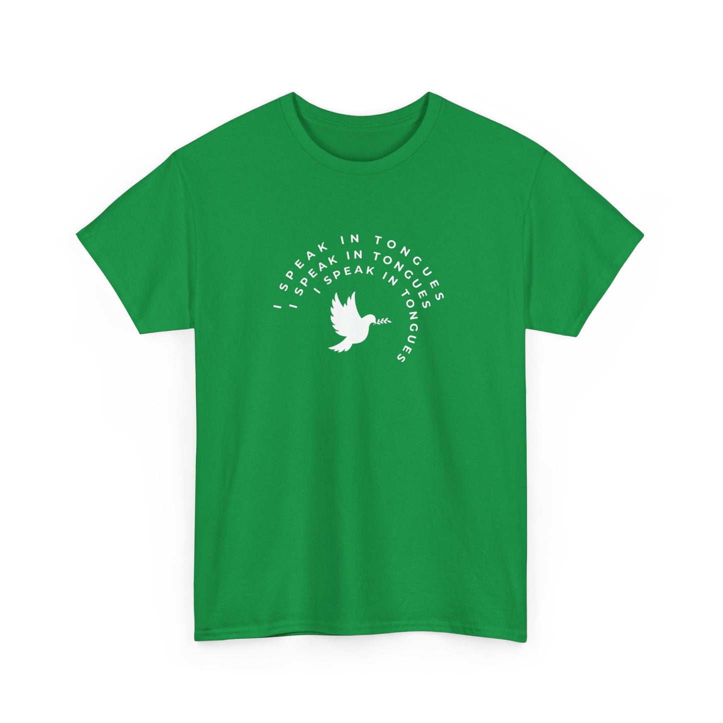 Speak In Tongues White Dove Unisex Cotton T-Shirt