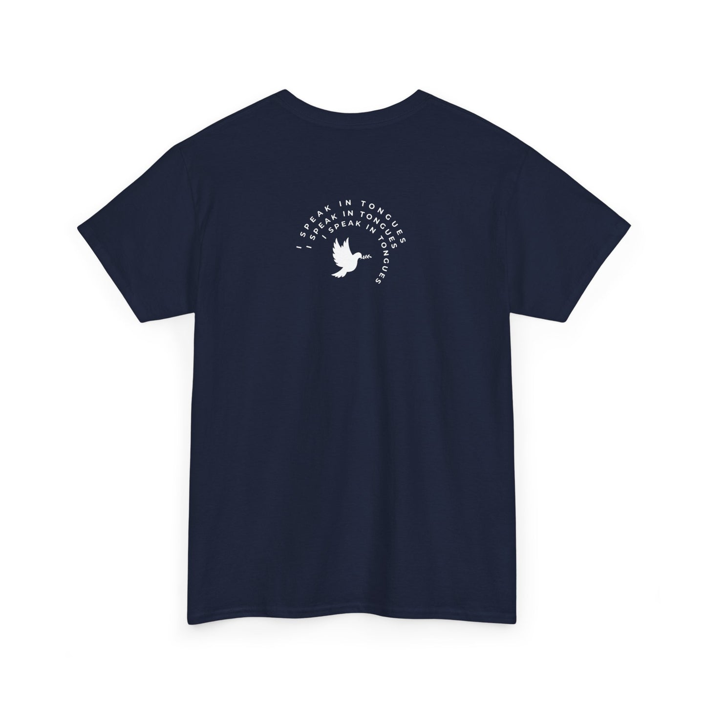 Speak In Tongues White Dove Unisex Cotton T-Shirt