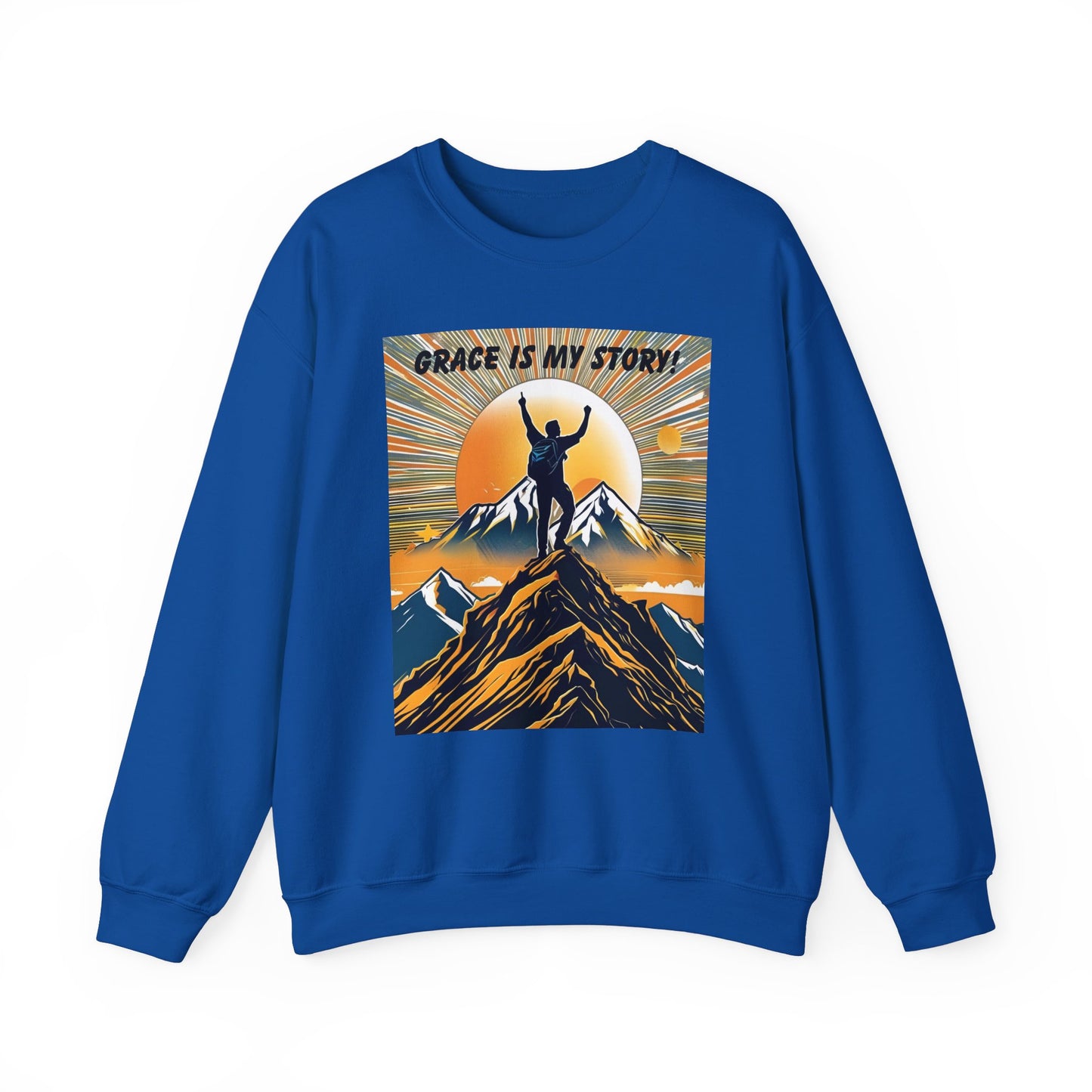 Grace Is My Story Unisex Crewneck Sweatshirt