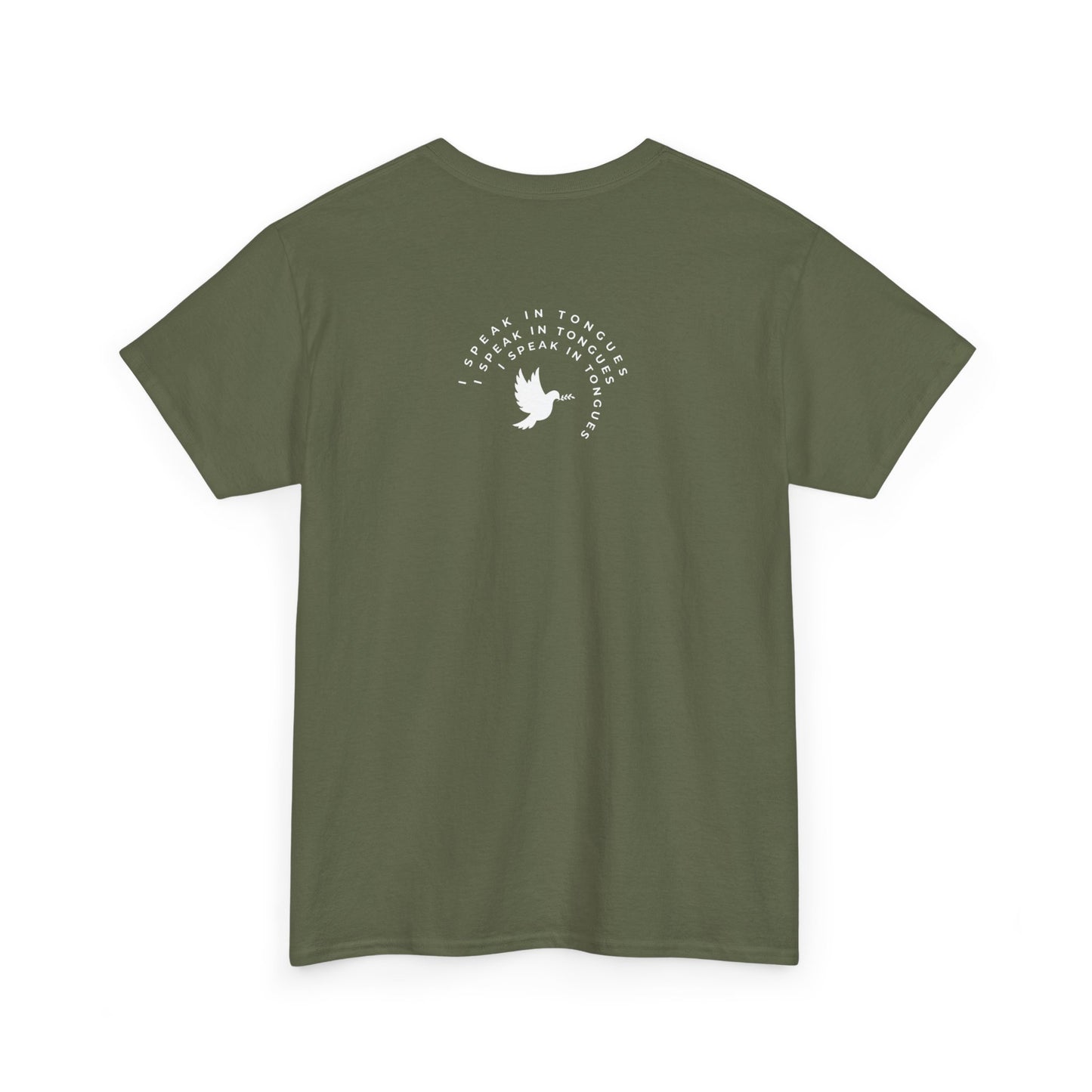 Speak In Tongues White Dove Unisex Cotton T-Shirt