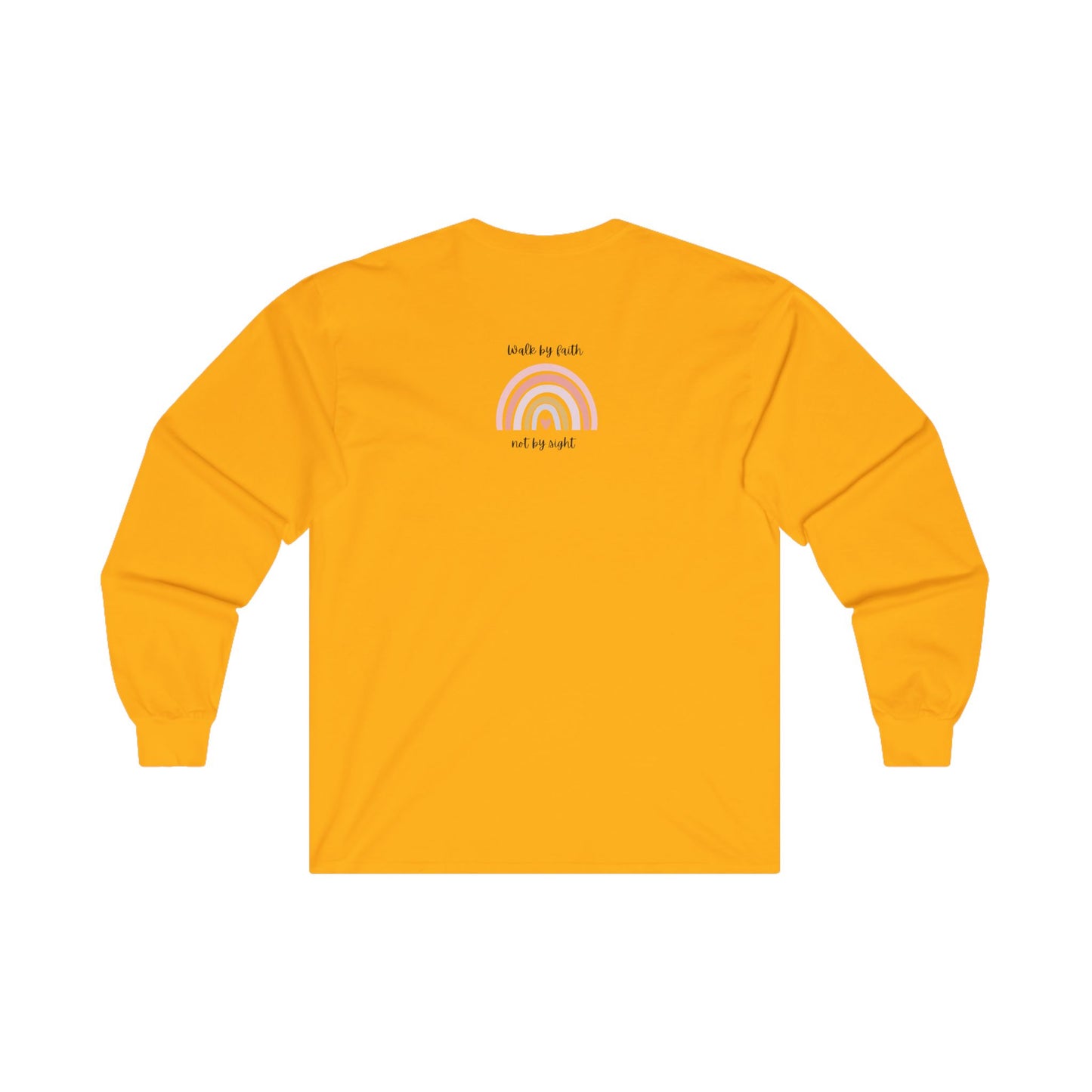 Walk By Faith Rainbow Unisex Ultra Cotton Long Sleeve T-Shirt