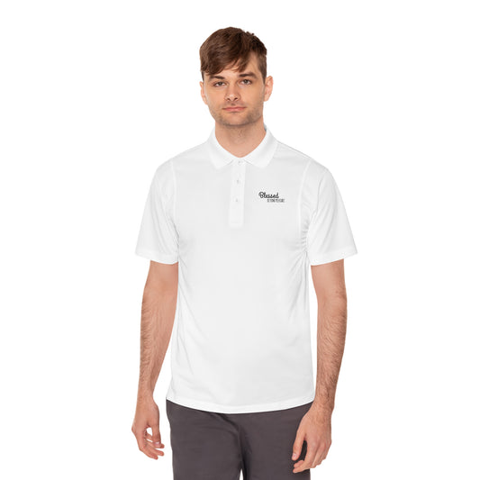 Blessed Beyond Measure Men's Sport Polo Shirt