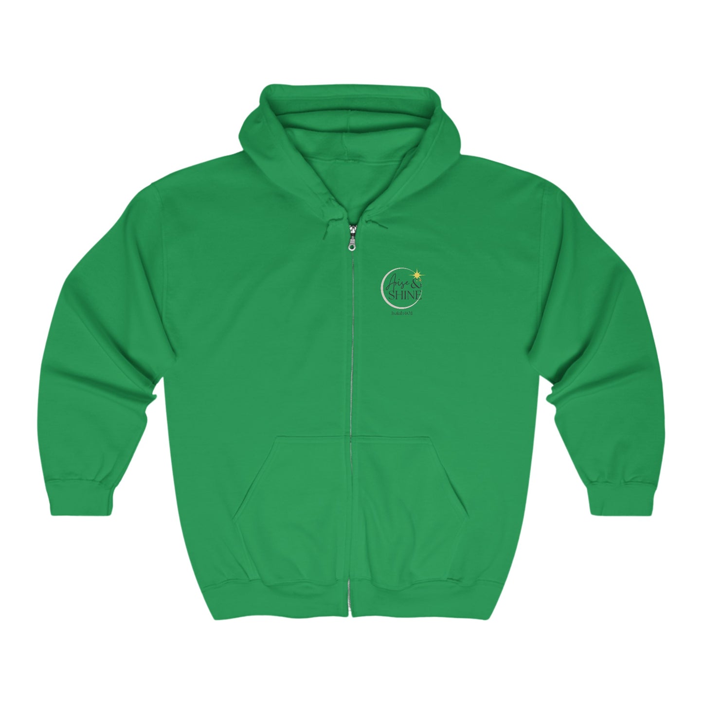 Arise & Shine Unisex Full Zip Hooded Sweatshirt