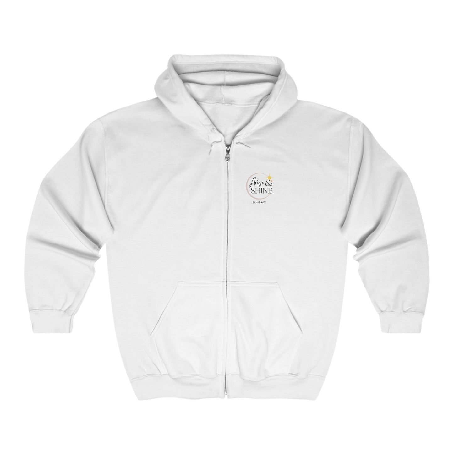 Arise & Shine Unisex Full Zip Hooded Sweatshirt