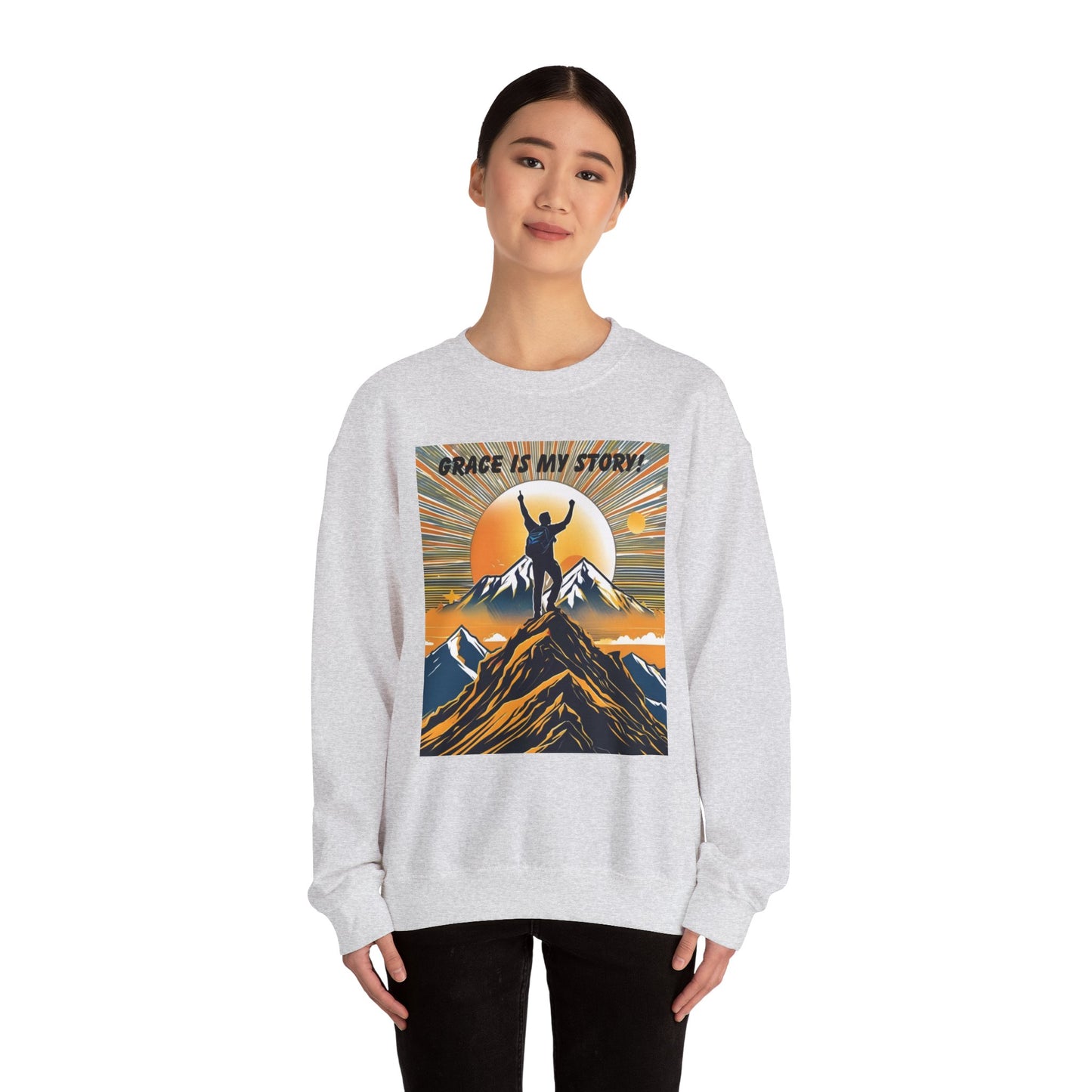 Grace Is My Story Unisex Crewneck Sweatshirt