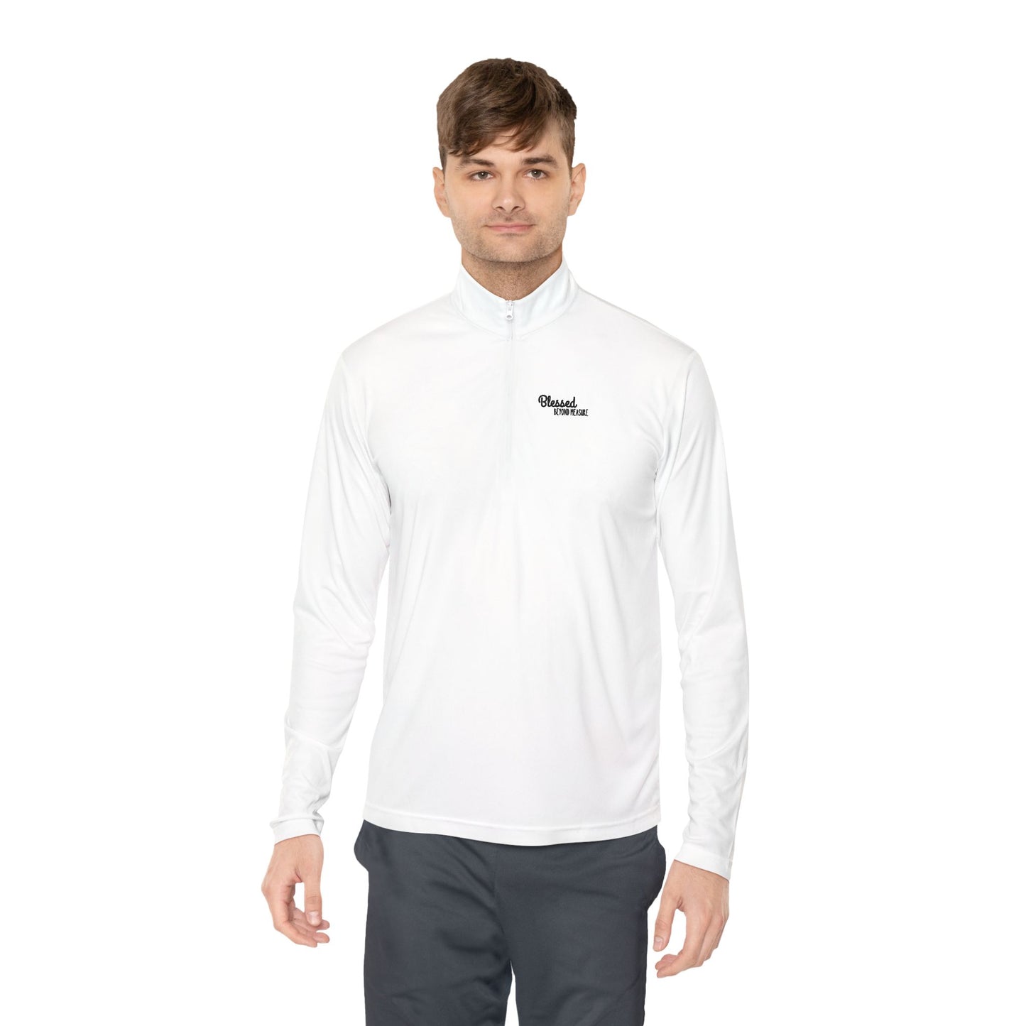 Blessed Beyond Measure Unisex Quarter-Zip Pullover