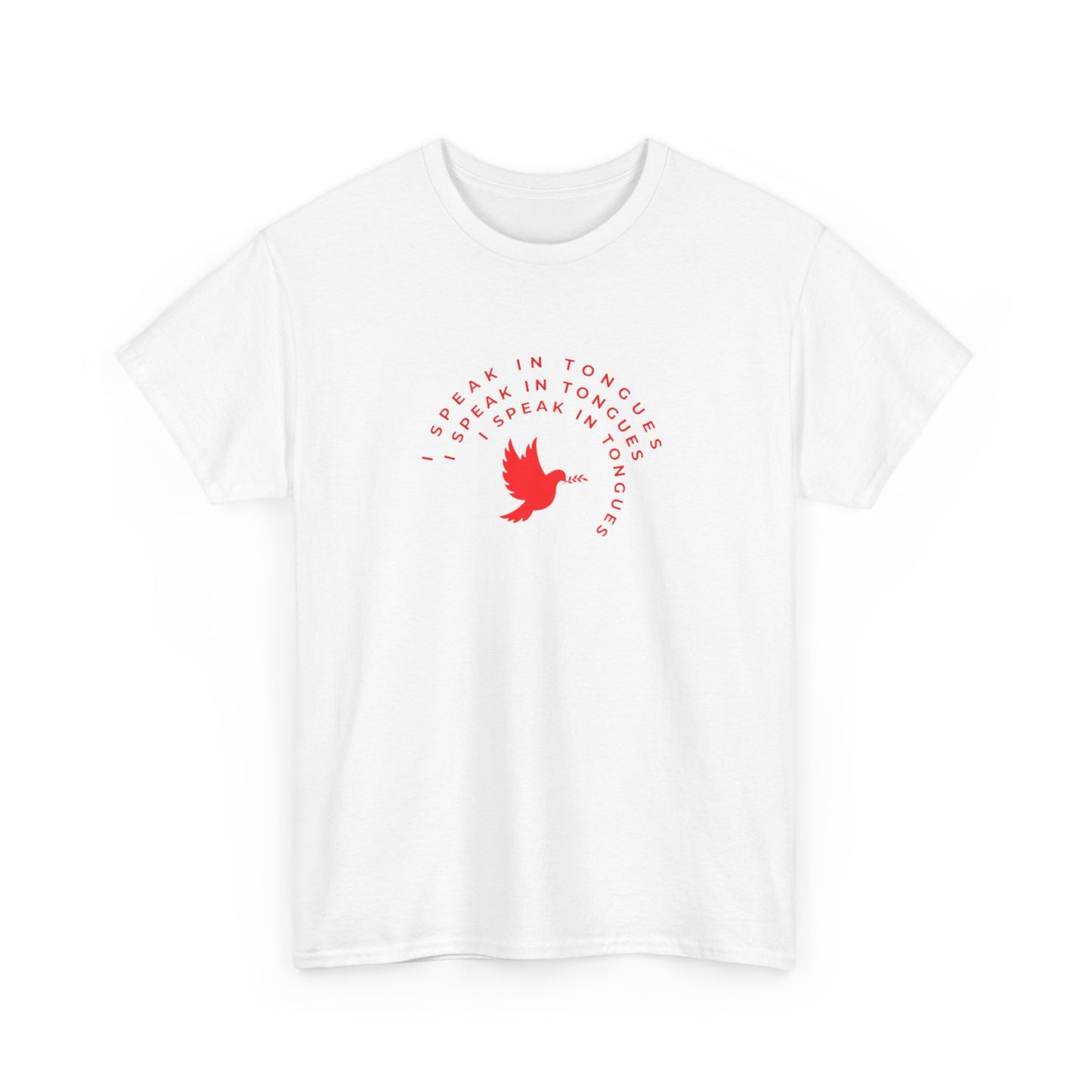 Speak In Tongues Red Dove Unisex Cotton T-Shirt