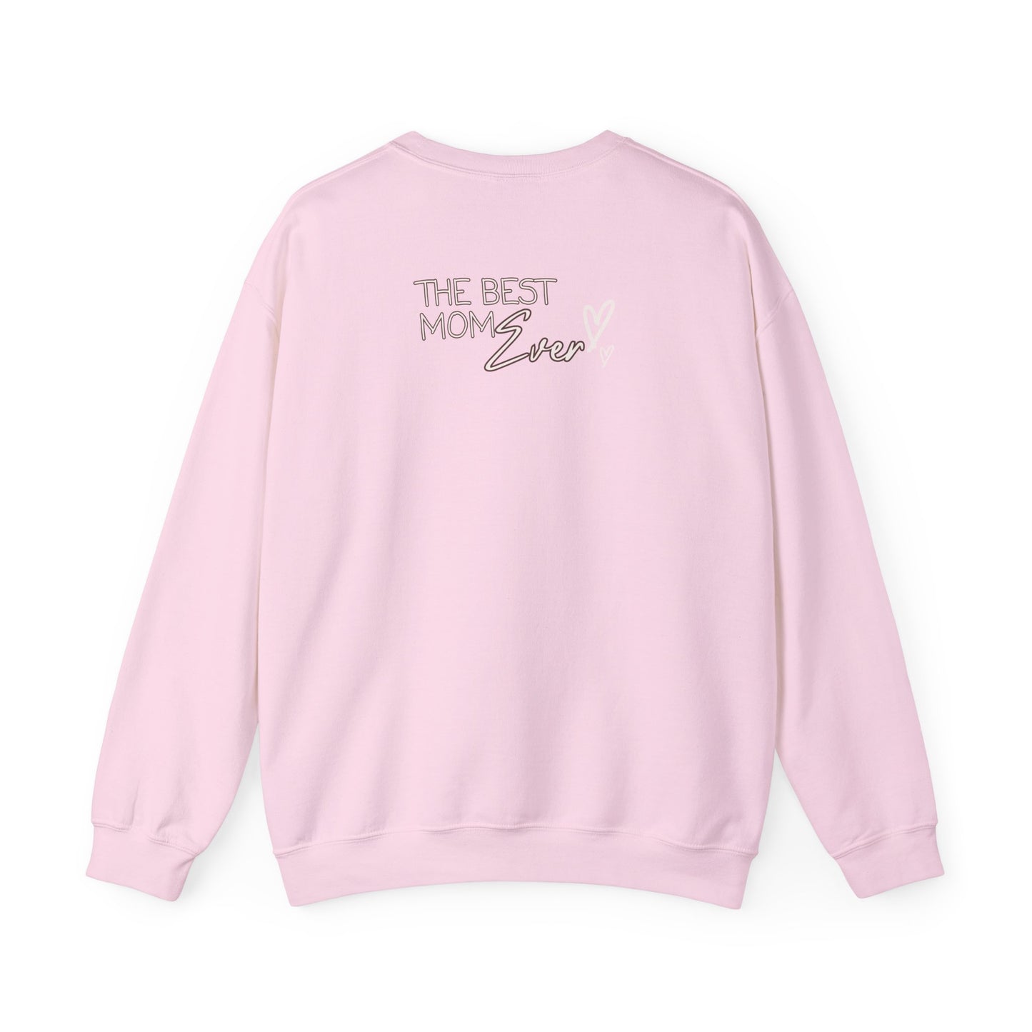 Best Mom Ever Hearts Heavy Blend™ Crewneck Sweatshirt