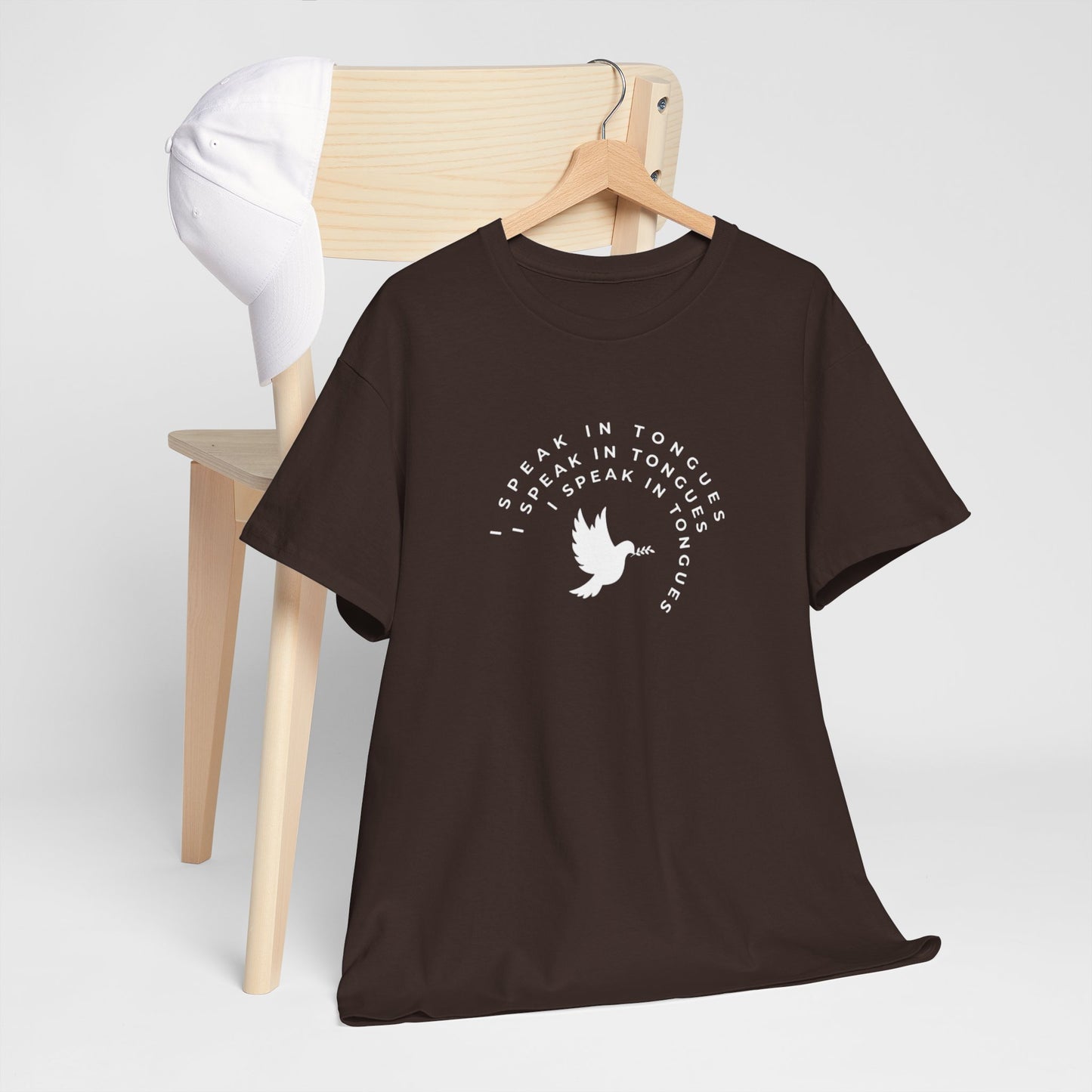 Speak In Tongues White Dove Unisex Cotton T-Shirt