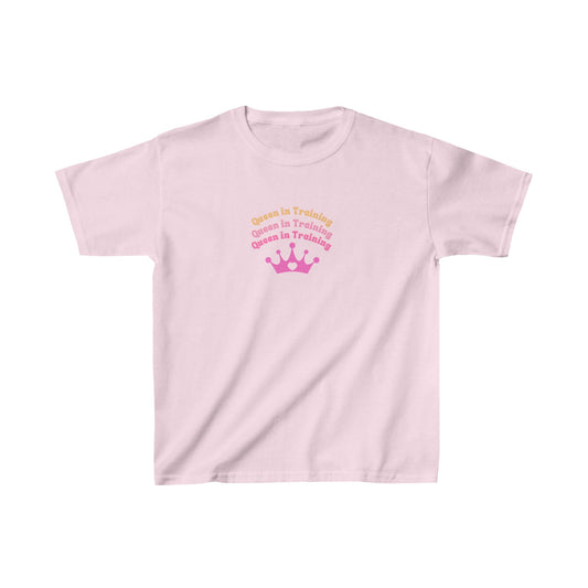 Queen in Training Girls Cotton T-Shirt