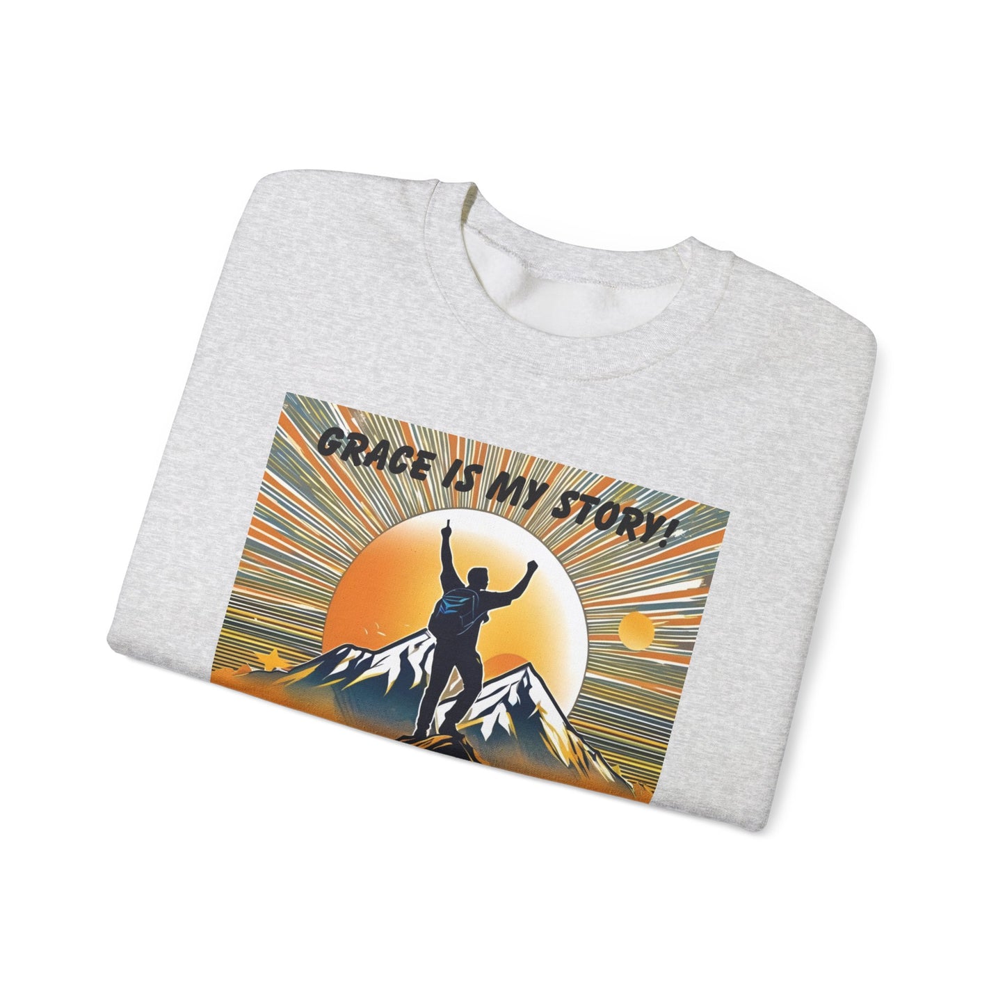 Grace Is My Story Unisex Crewneck Sweatshirt