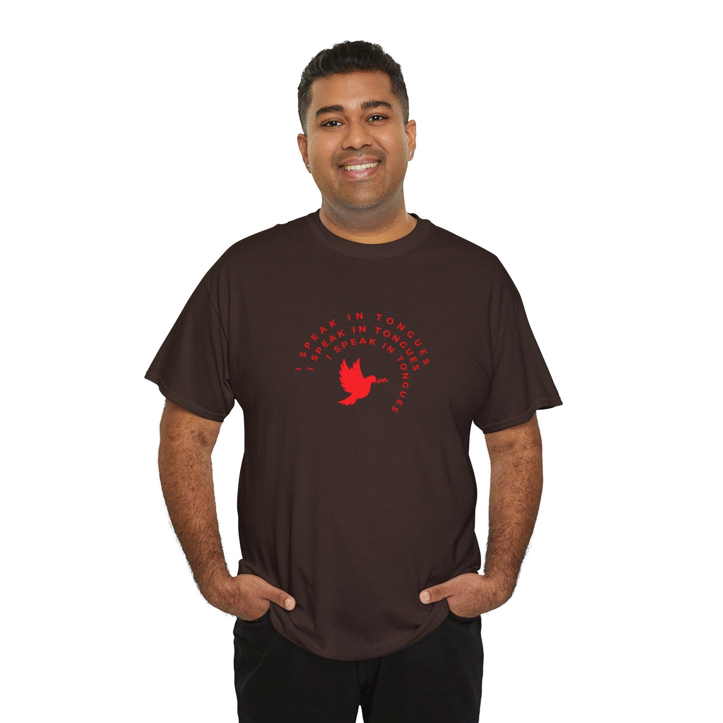 Speak In Tongues Red Dove Unisex Cotton T-Shirt