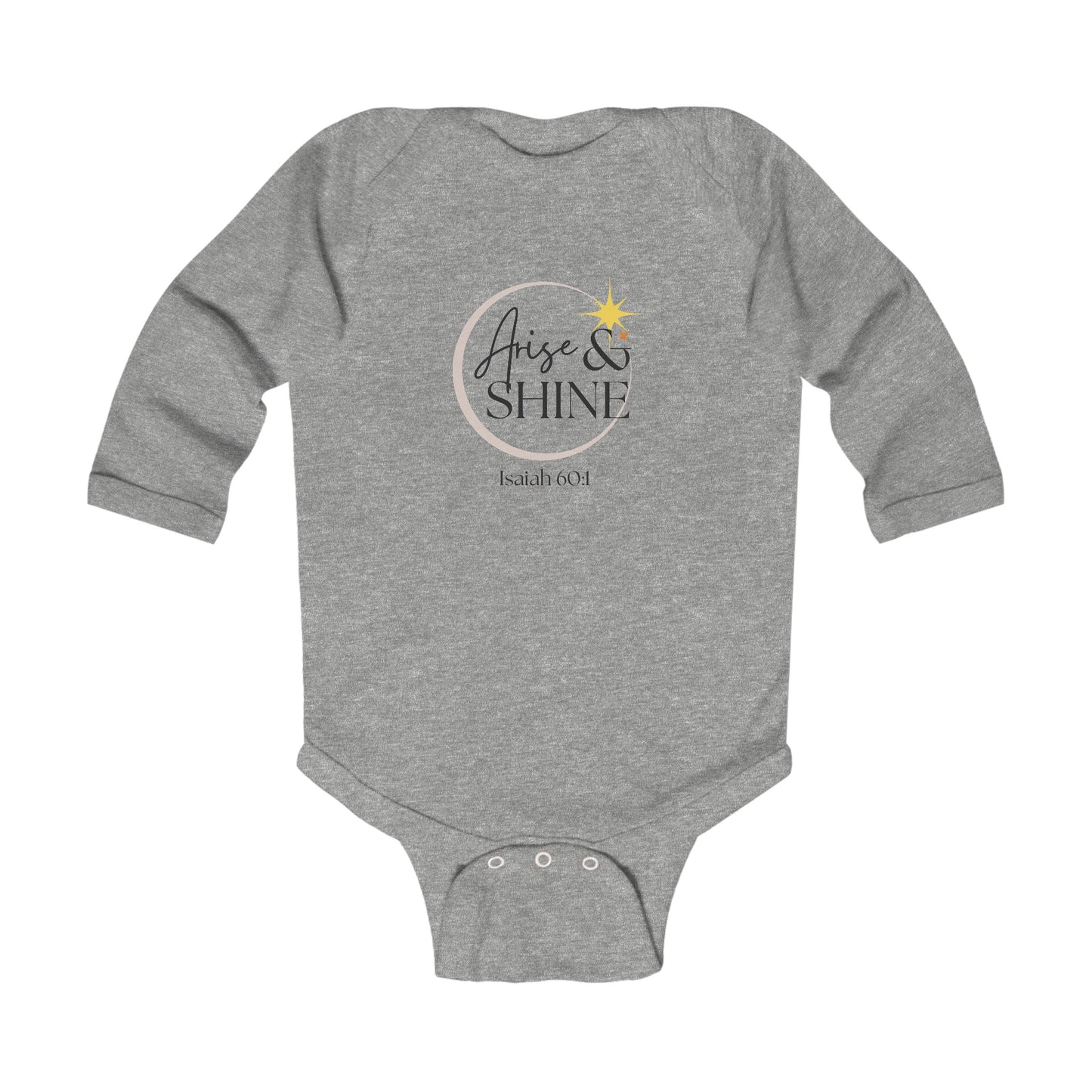 Arise & Shine Infant Long Sleeve Bodysuit