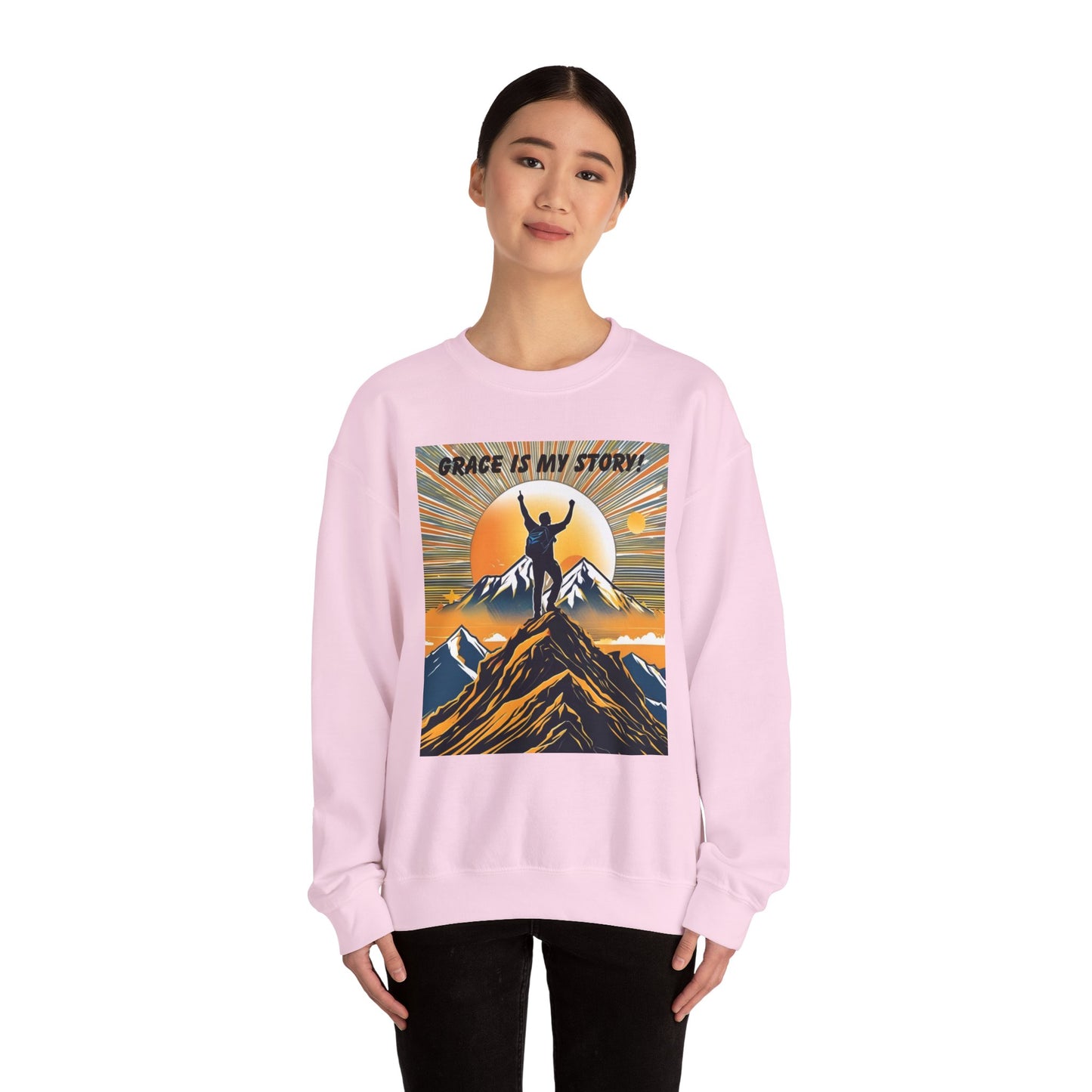 Grace Is My Story Unisex Crewneck Sweatshirt