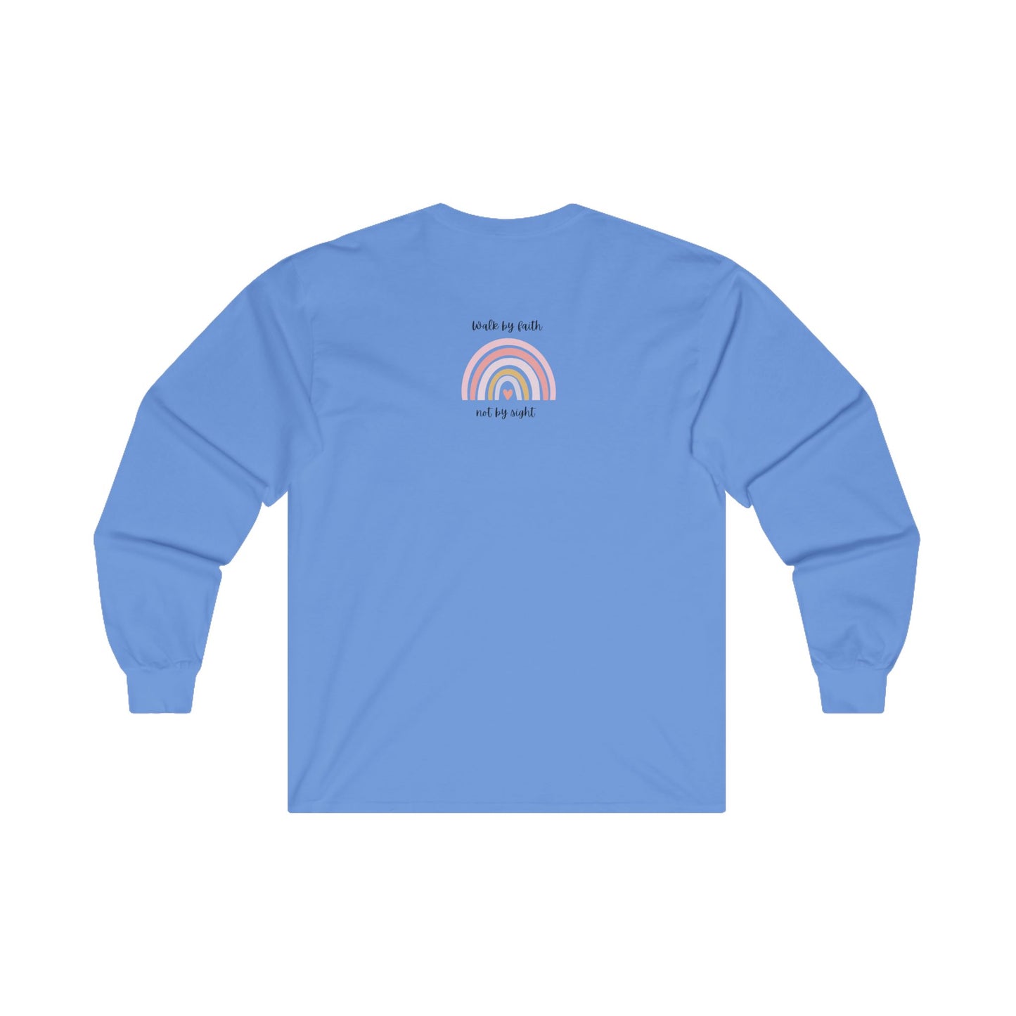 Walk By Faith Rainbow Unisex Ultra Cotton Long Sleeve T-Shirt