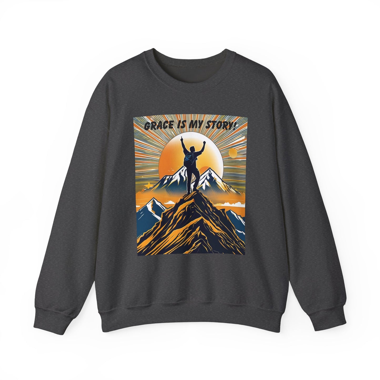 Grace Is My Story Unisex Crewneck Sweatshirt