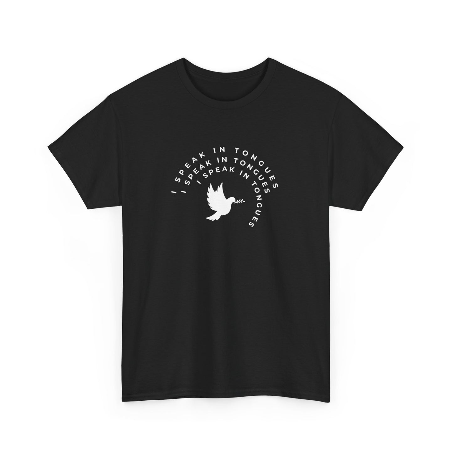Speak In Tongues White Dove Unisex Cotton T-Shirt