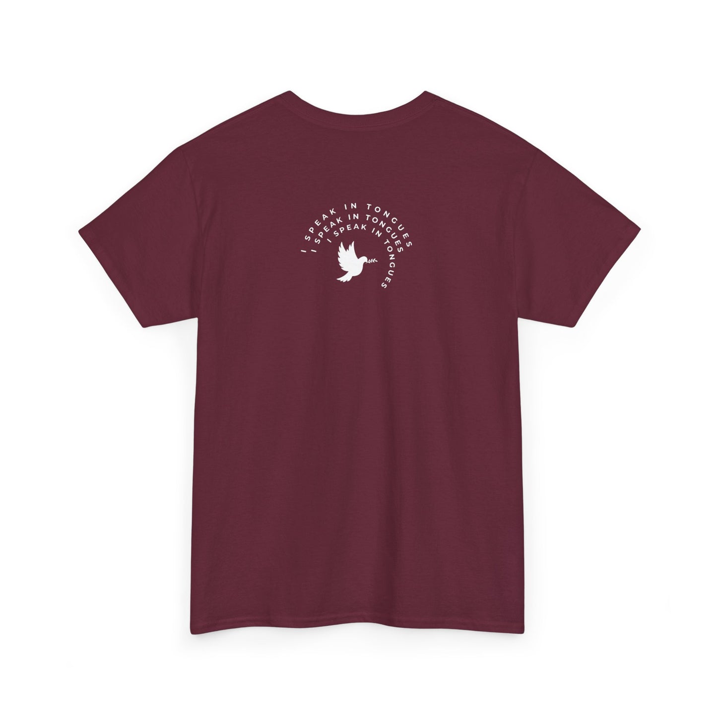 Speak In Tongues White Dove Unisex Cotton T-Shirt