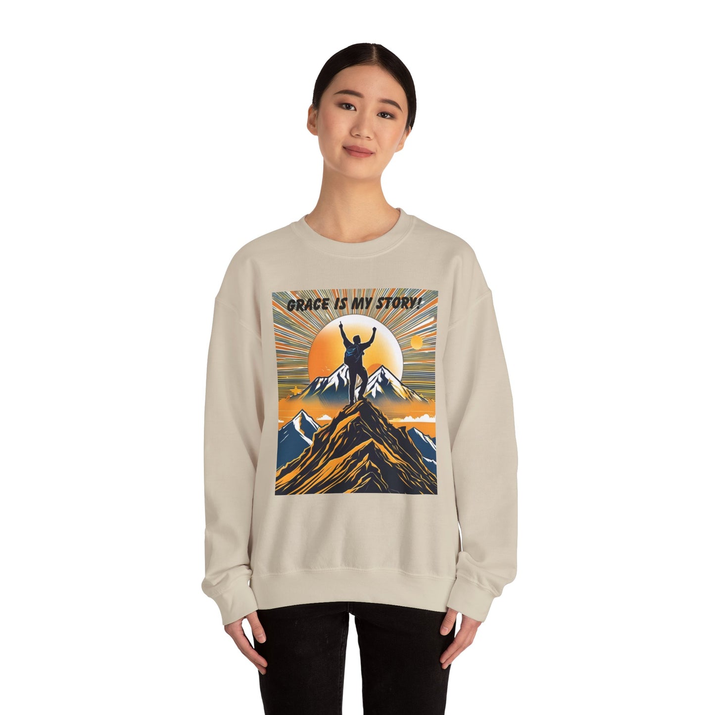 Grace Is My Story Unisex Crewneck Sweatshirt