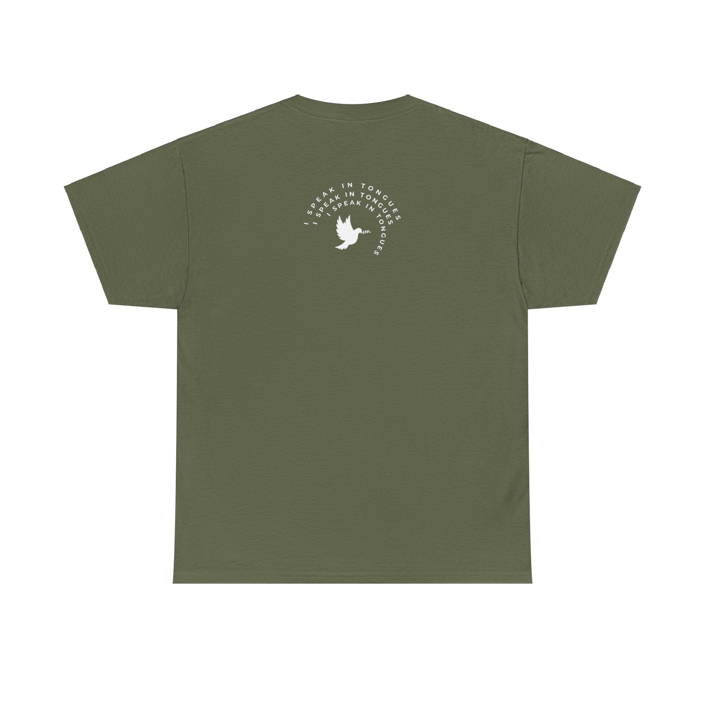 Speak In Tongues White Dove Unisex Cotton T-Shirt