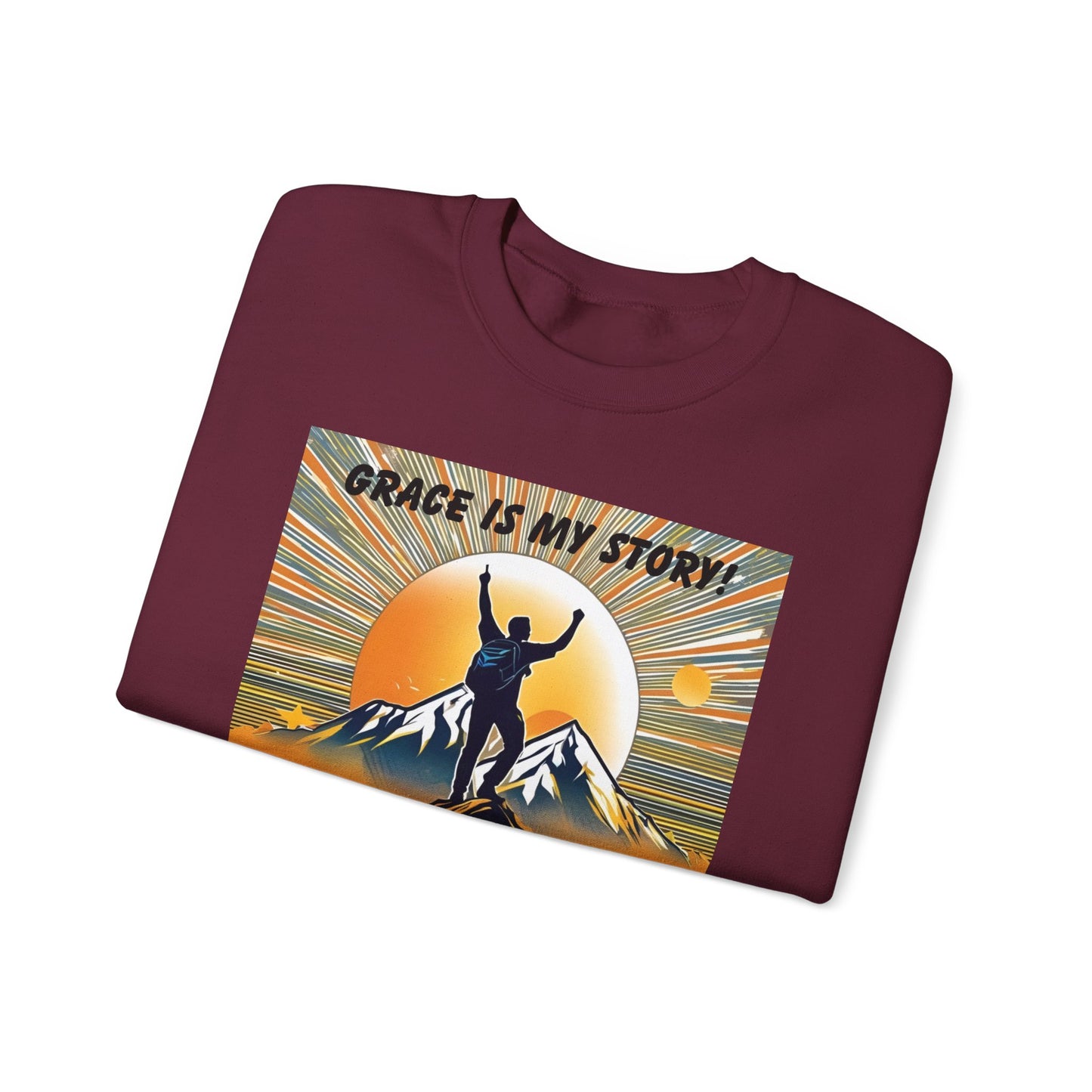 Grace Is My Story Unisex Crewneck Sweatshirt