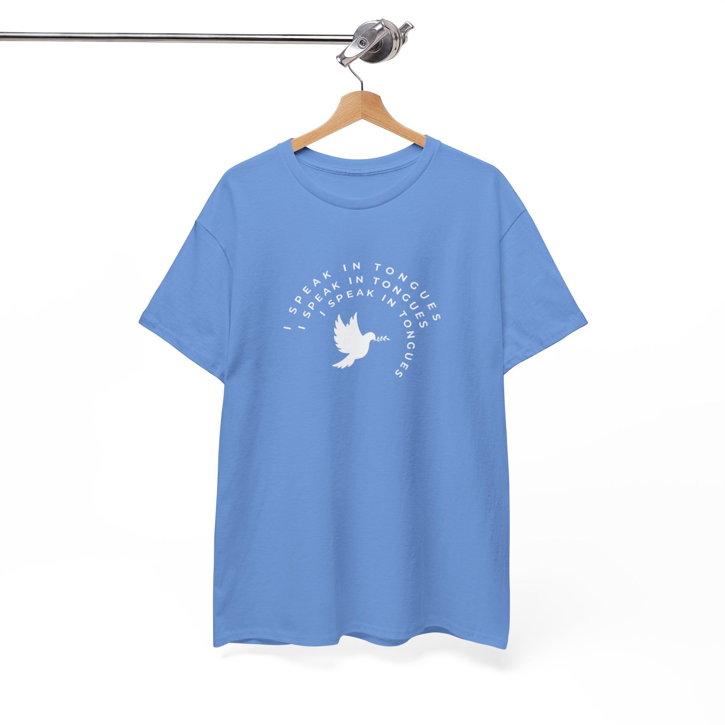Speak In Tongues White Dove Unisex Cotton T-Shirt