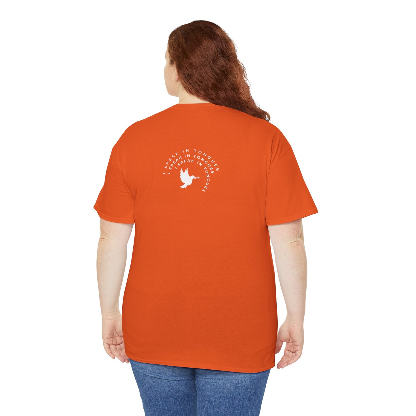 Speak In Tongues White Dove Unisex Cotton T-Shirt