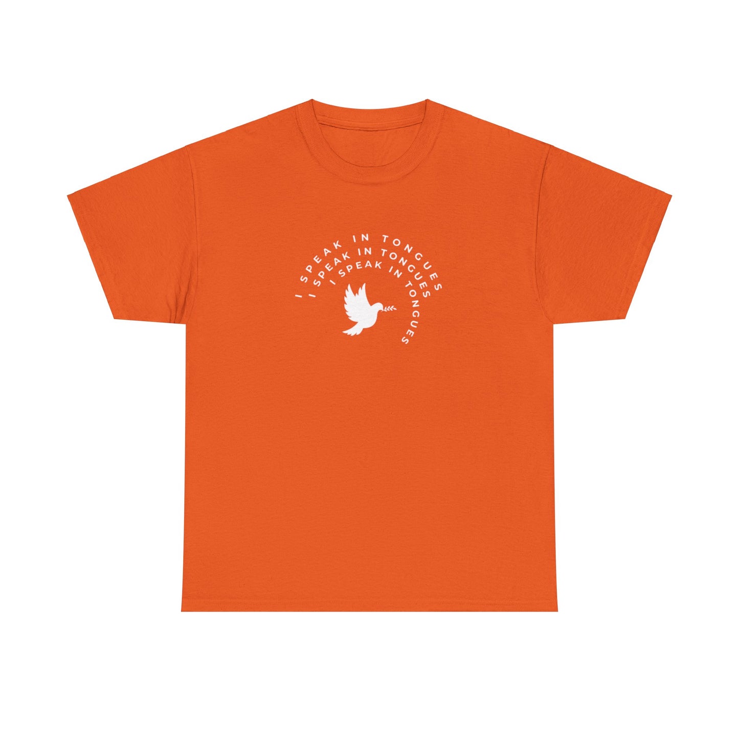 Speak In Tongues White Dove Unisex Cotton T-Shirt