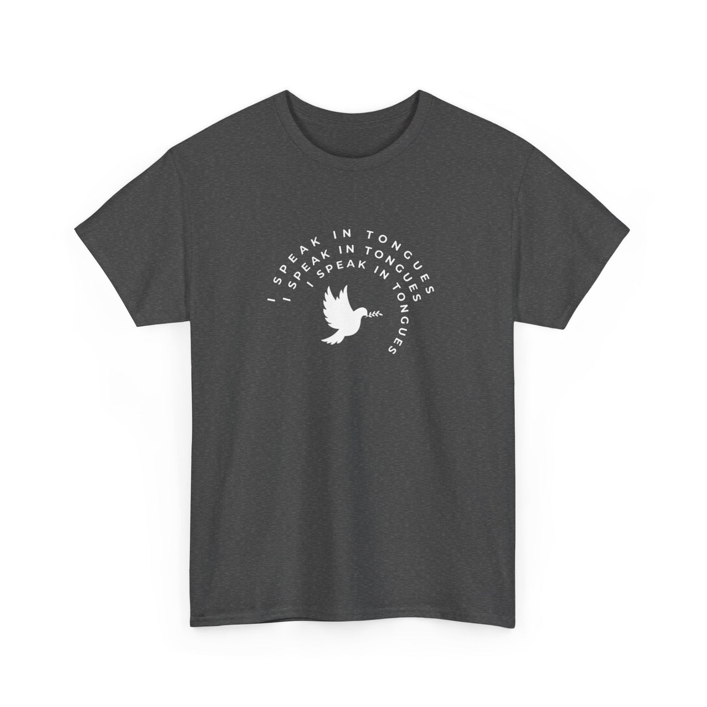 Speak In Tongues White Dove Unisex Cotton T-Shirt