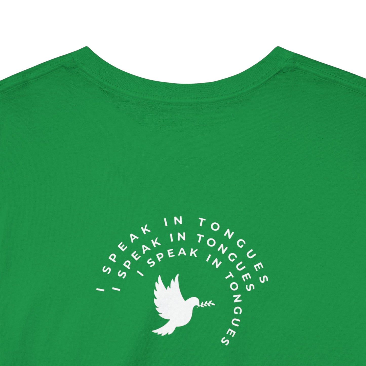 Speak In Tongues White Dove Unisex Cotton T-Shirt