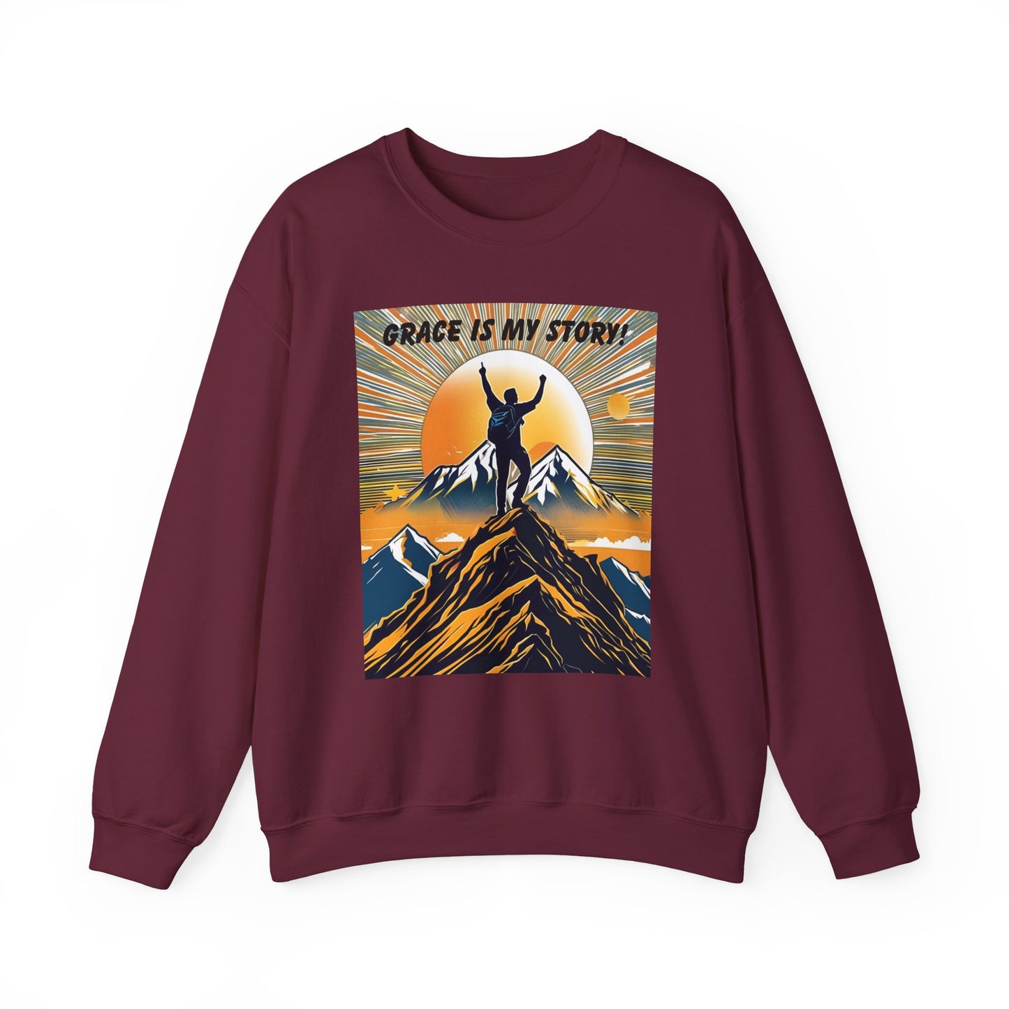Grace Is My Story Unisex Crewneck Sweatshirt