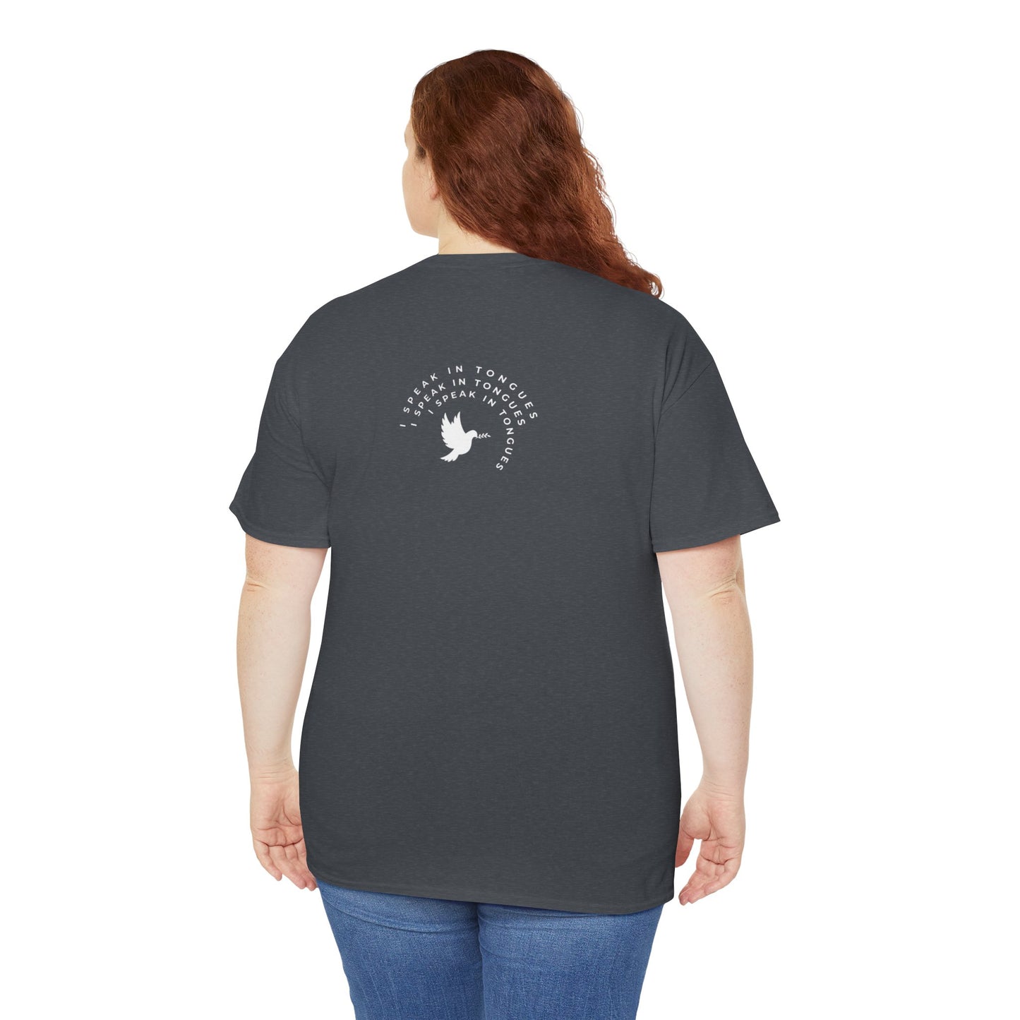 Speak In Tongues White Dove Unisex Cotton T-Shirt
