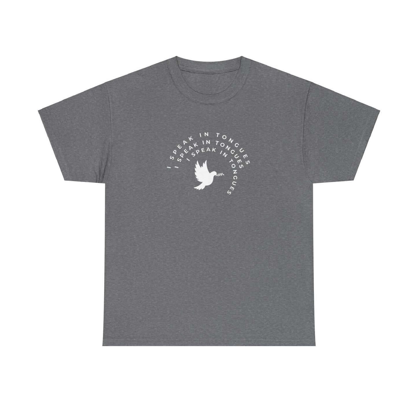 Speak In Tongues White Dove Unisex Cotton T-Shirt