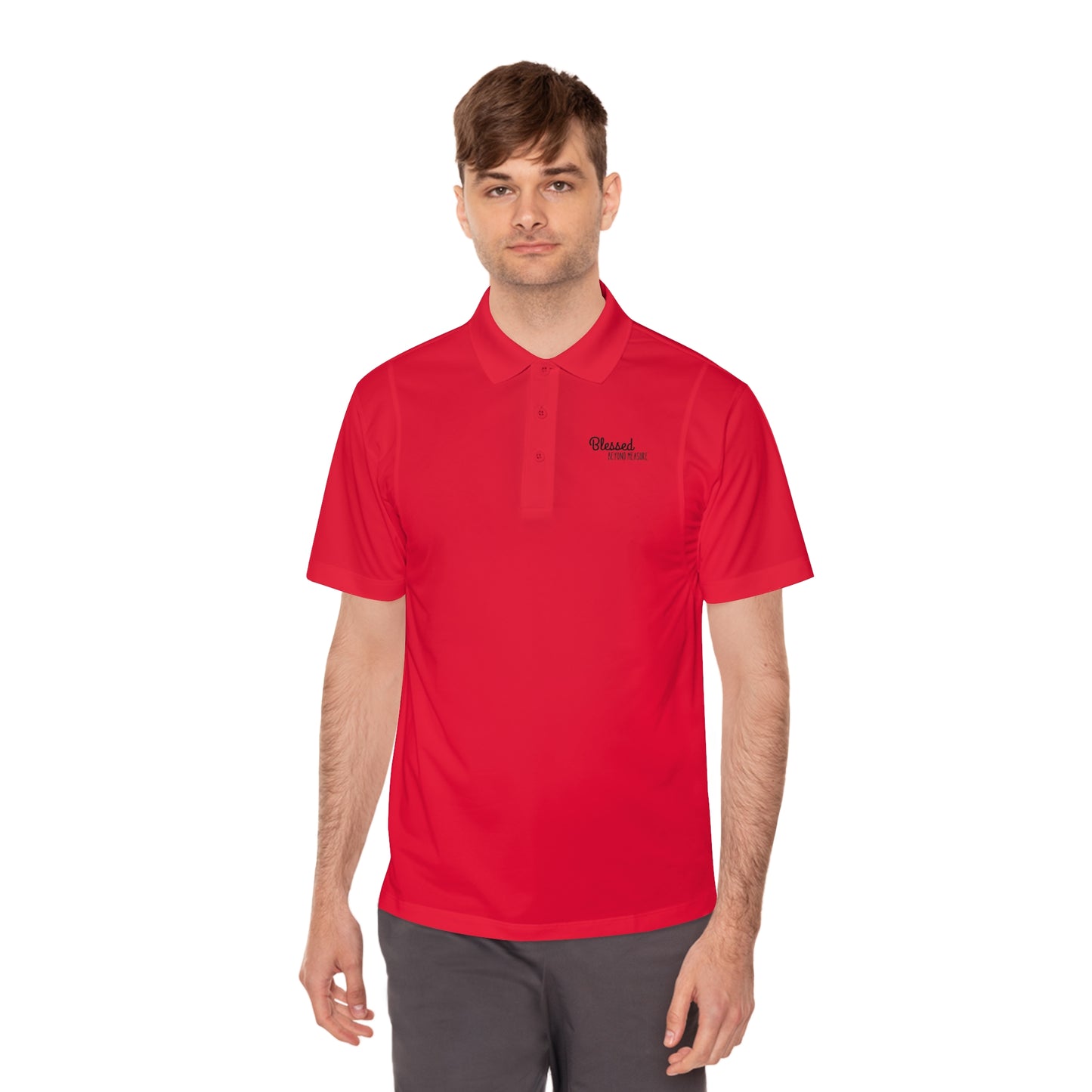 Blessed Beyond Measure Men's Sport Polo Shirt