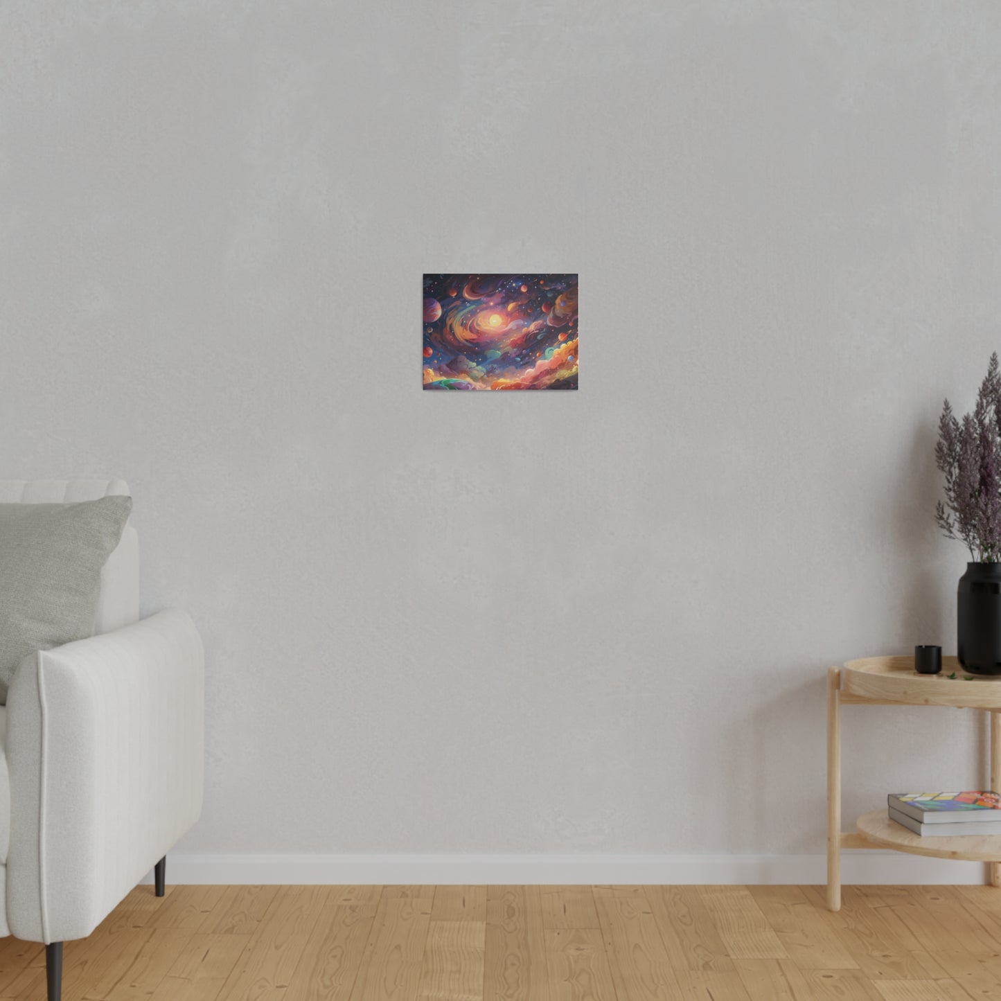 Glorious Galaxy Original Art Matte Canvas