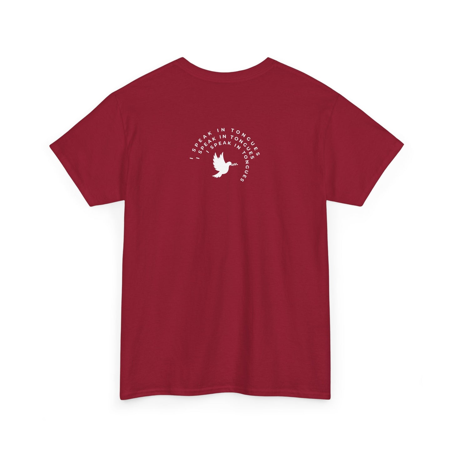 Speak In Tongues White Dove Unisex Cotton T-Shirt