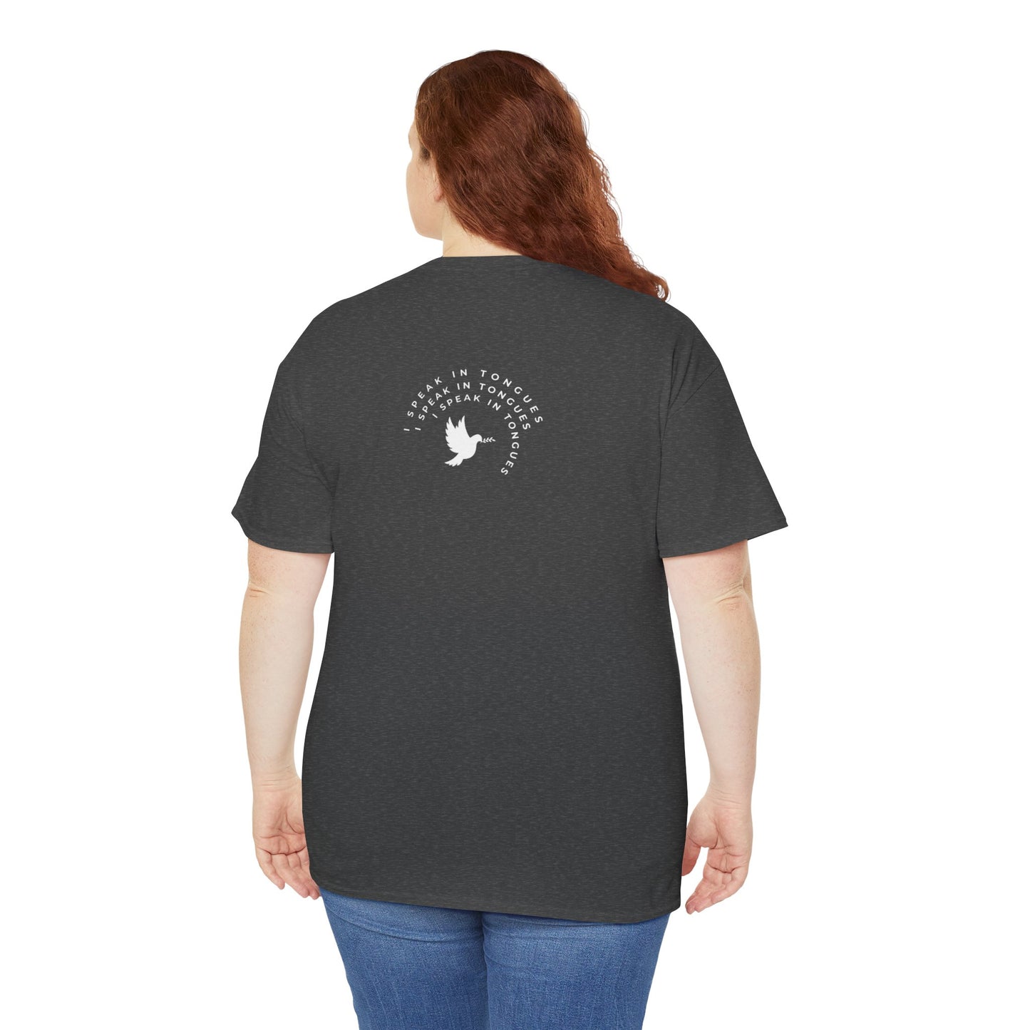 Speak In Tongues White Dove Unisex Cotton T-Shirt