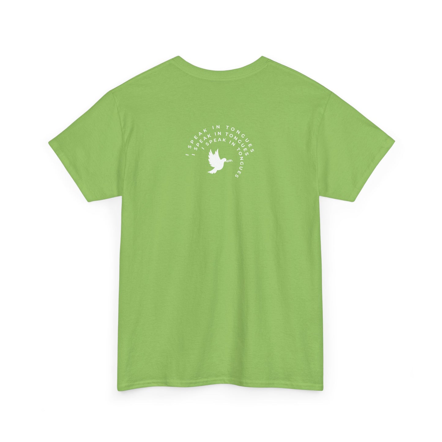 Speak In Tongues White Dove Unisex Cotton T-Shirt