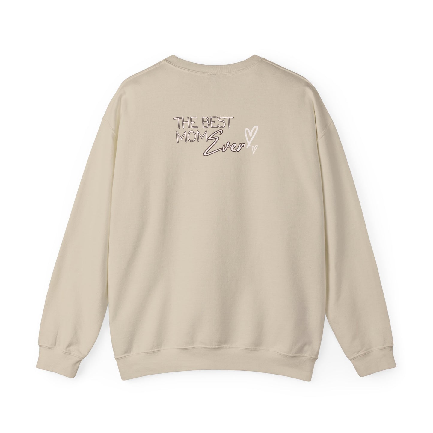 Best Mom Ever Hearts Heavy Blend™ Crewneck Sweatshirt