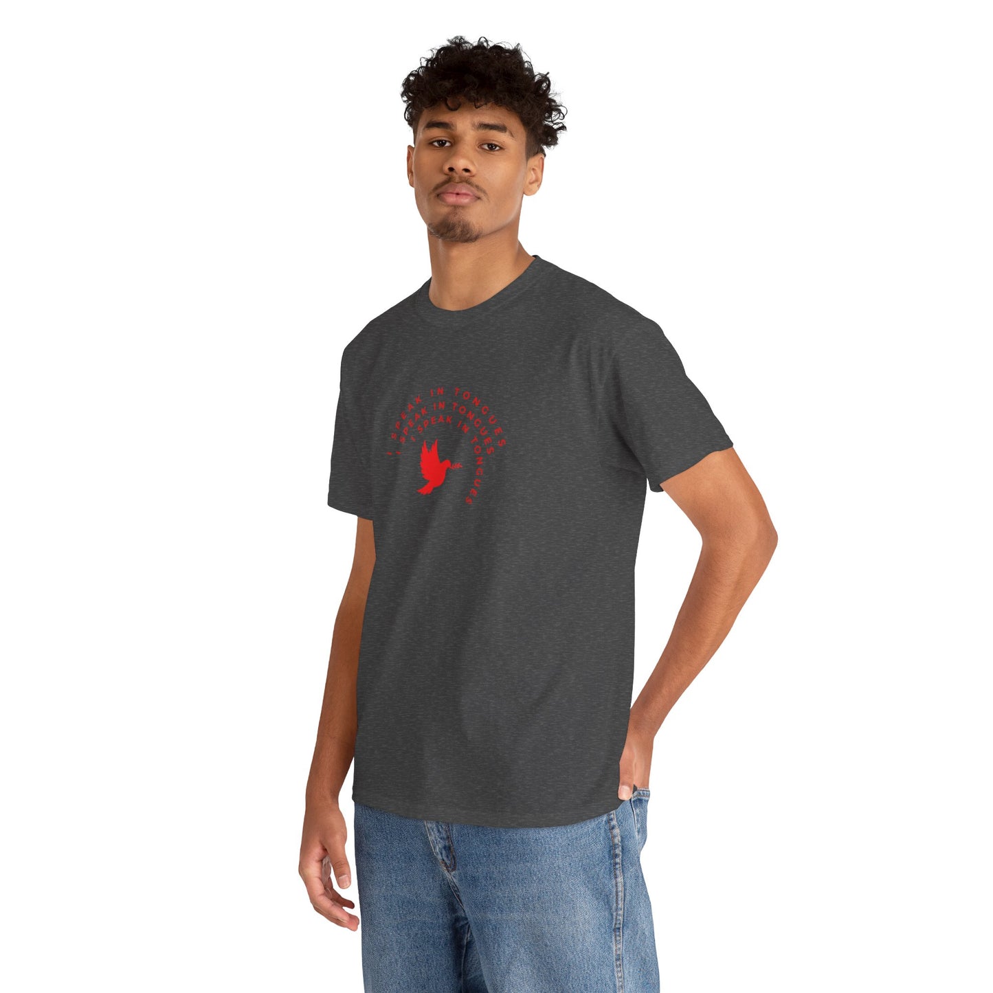 Speak In Tongues Red Dove Unisex Cotton T-Shirt