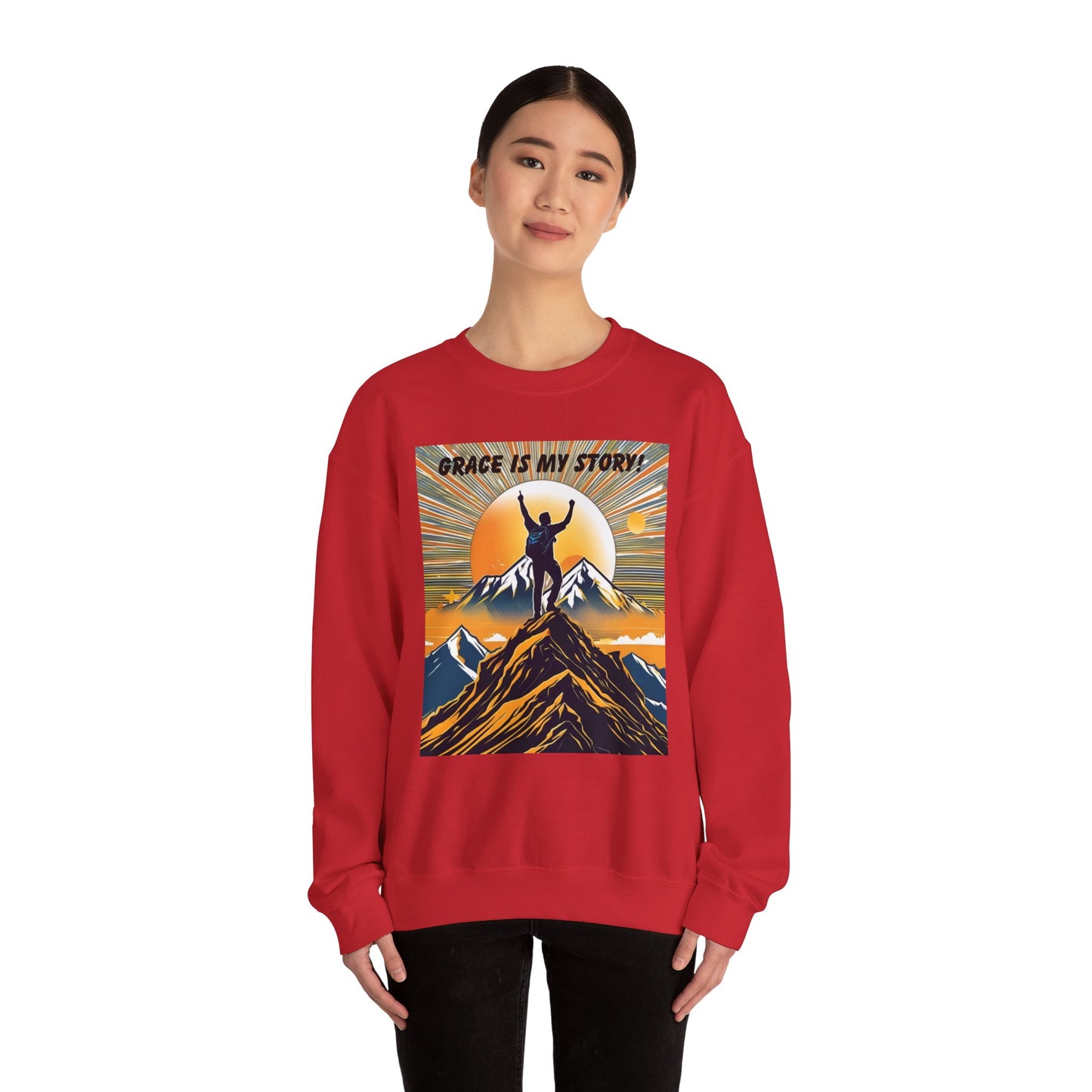 Grace Is My Story Unisex Crewneck Sweatshirt