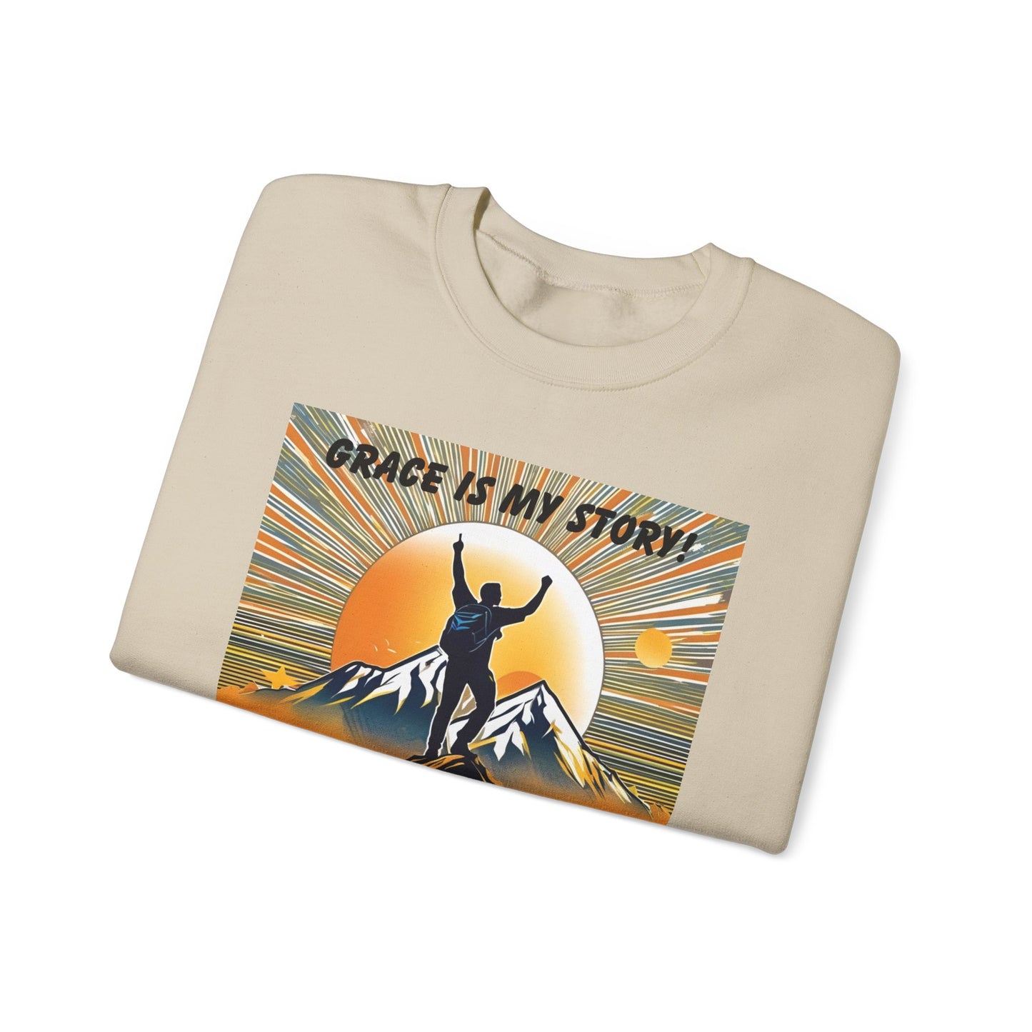 Grace Is My Story Unisex Crewneck Sweatshirt
