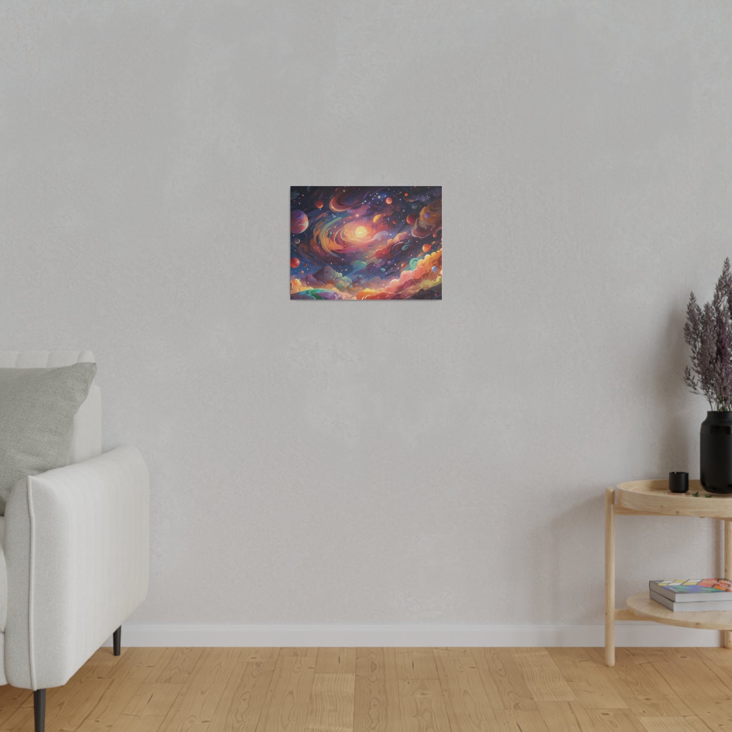 Glorious Galaxy Original Art Matte Canvas