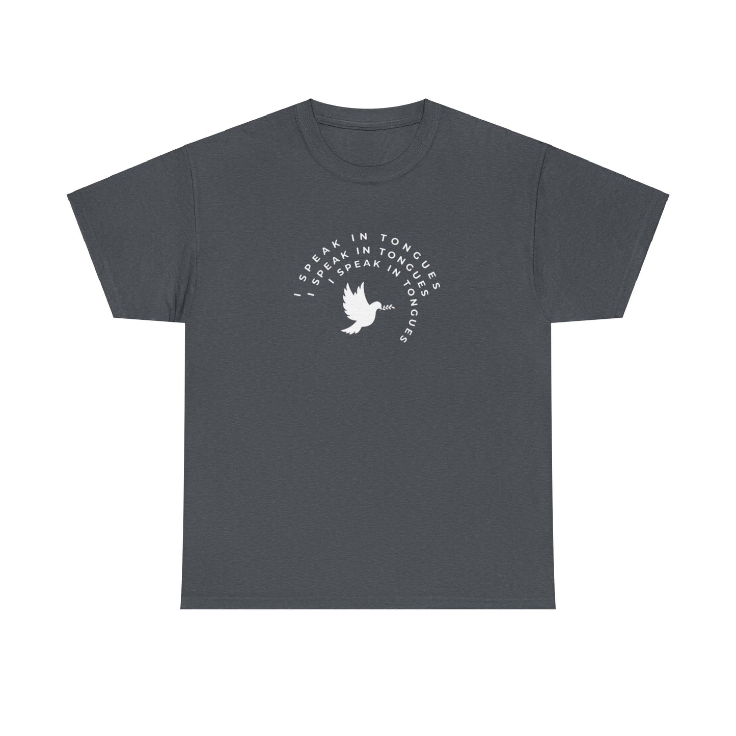 Speak In Tongues White Dove Unisex Cotton T-Shirt