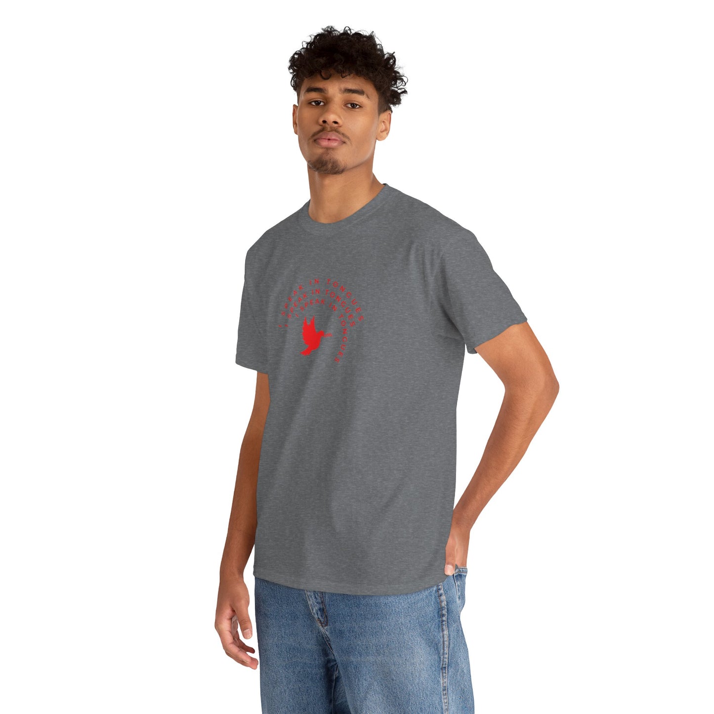 Speak In Tongues Red Dove Unisex Cotton T-Shirt