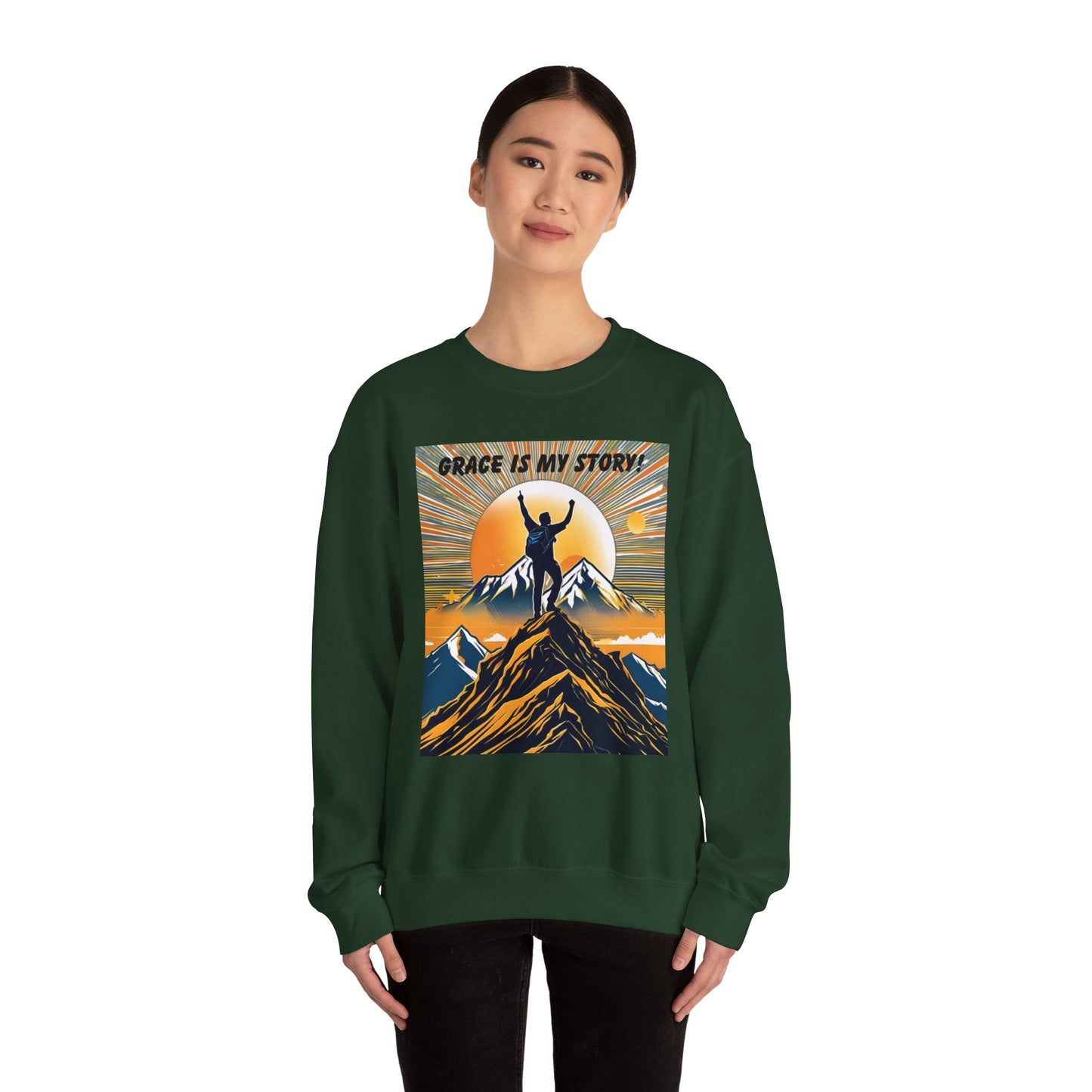 Grace Is My Story Unisex Crewneck Sweatshirt