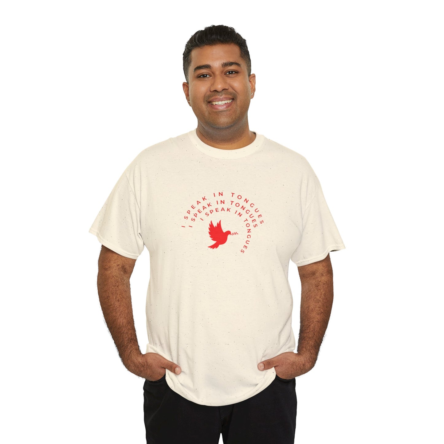 Speak In Tongues Red Dove Unisex Cotton T-Shirt